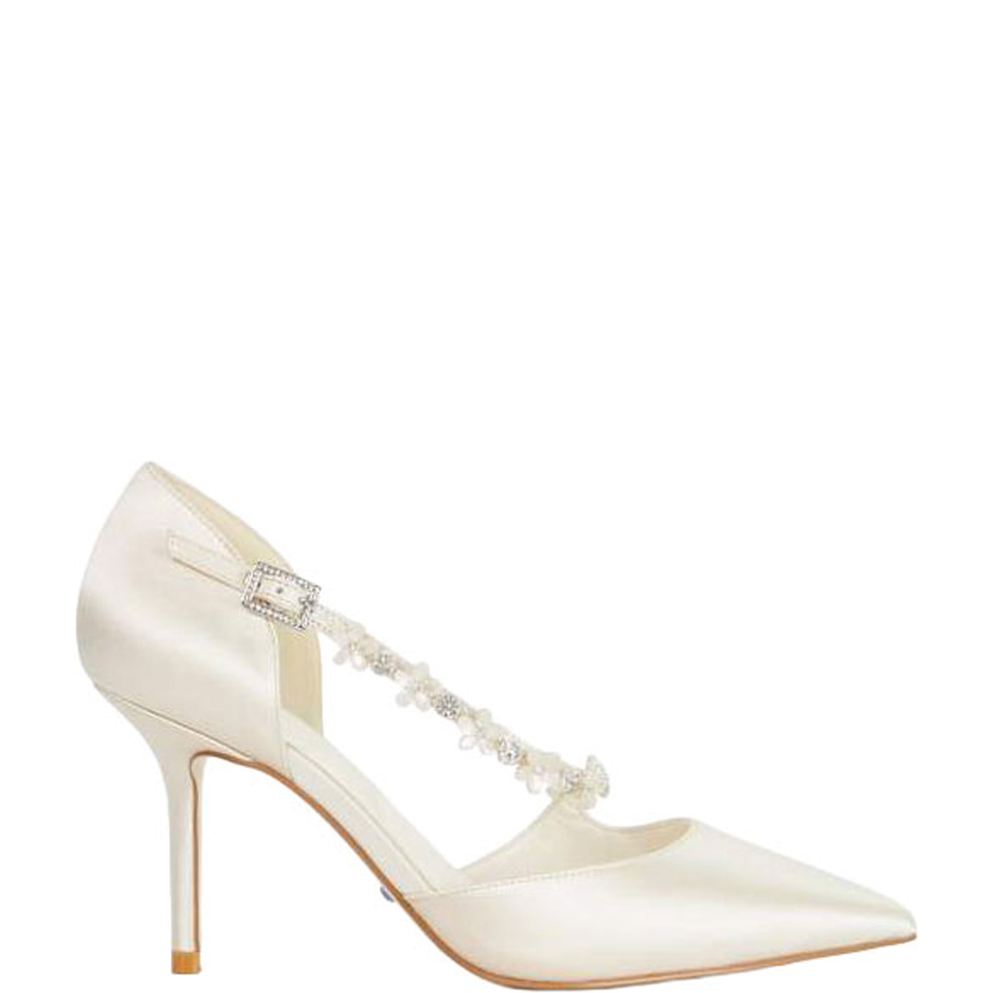 Declaration Satin Bridal Court Shoes