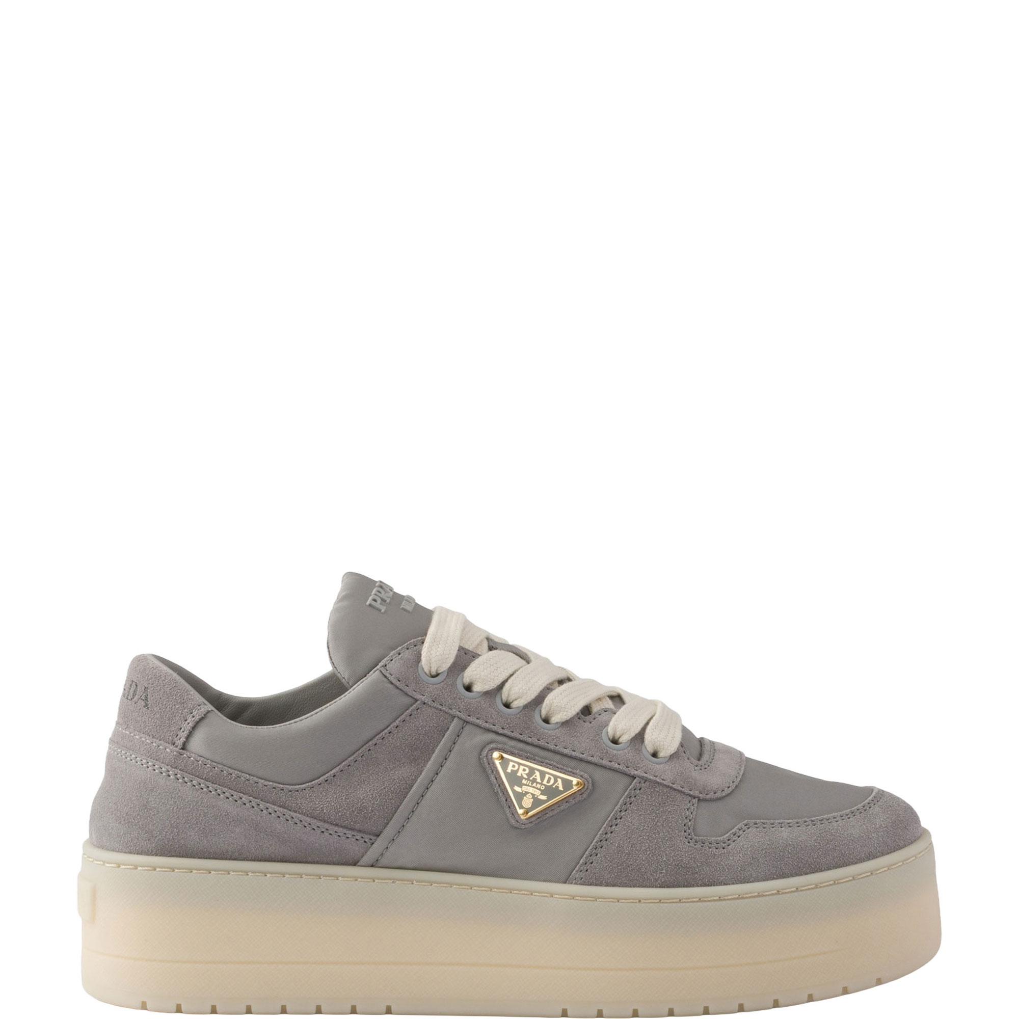 Downtown Bold Re-Nylon & Suede Trainers