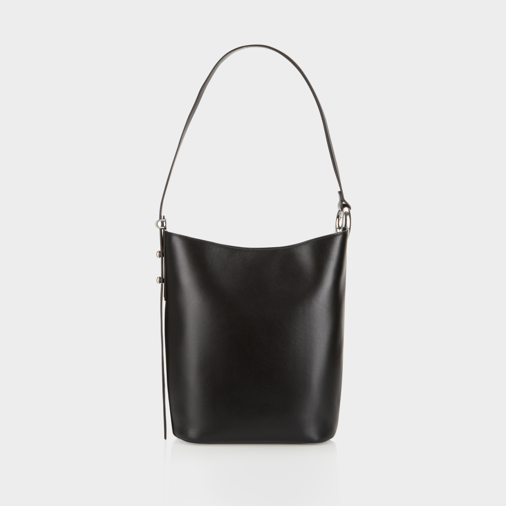 Halo Leather Bucket Bag