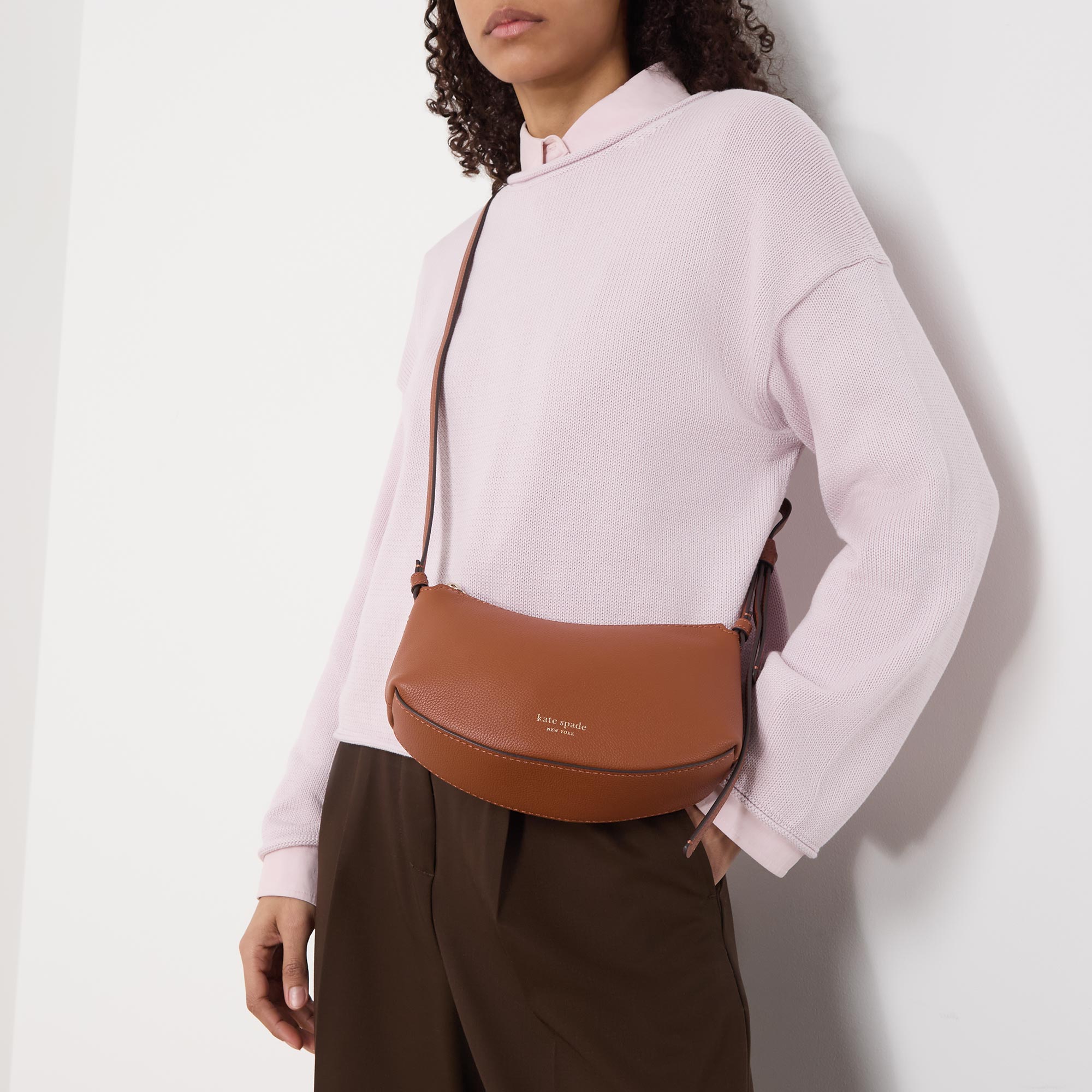 Loop Leather Crossbody Bag