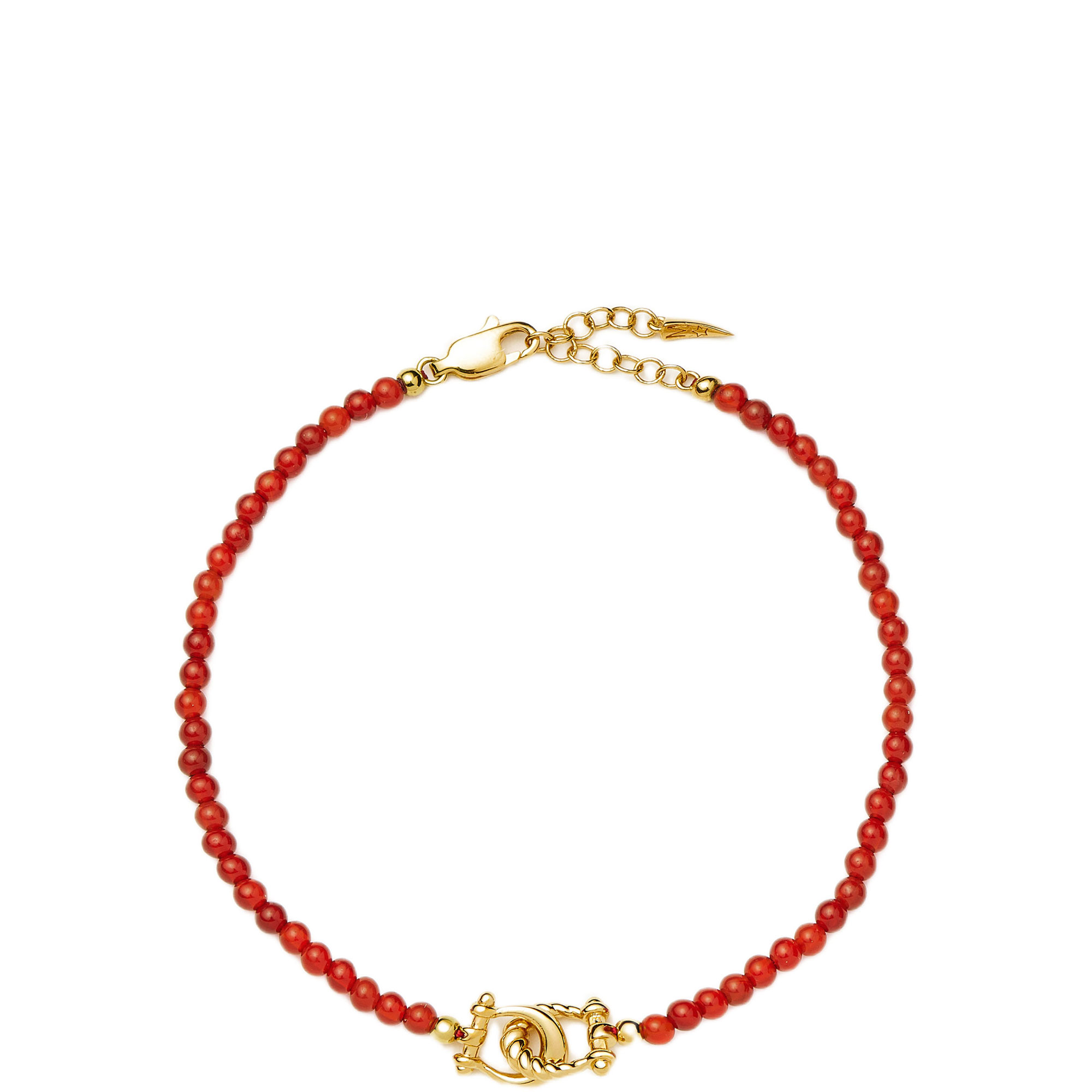 Lunar Horseshoe Beaded Bracelet