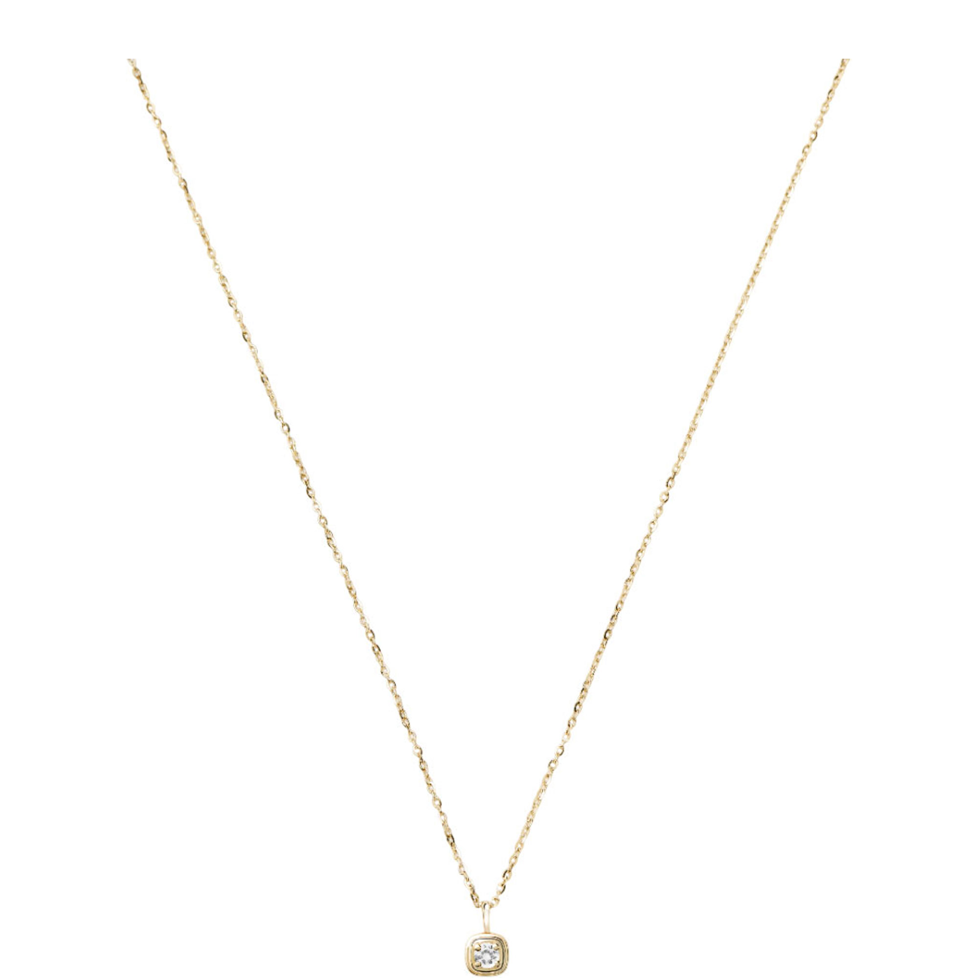 Fine April Birthstone Pendant Necklace