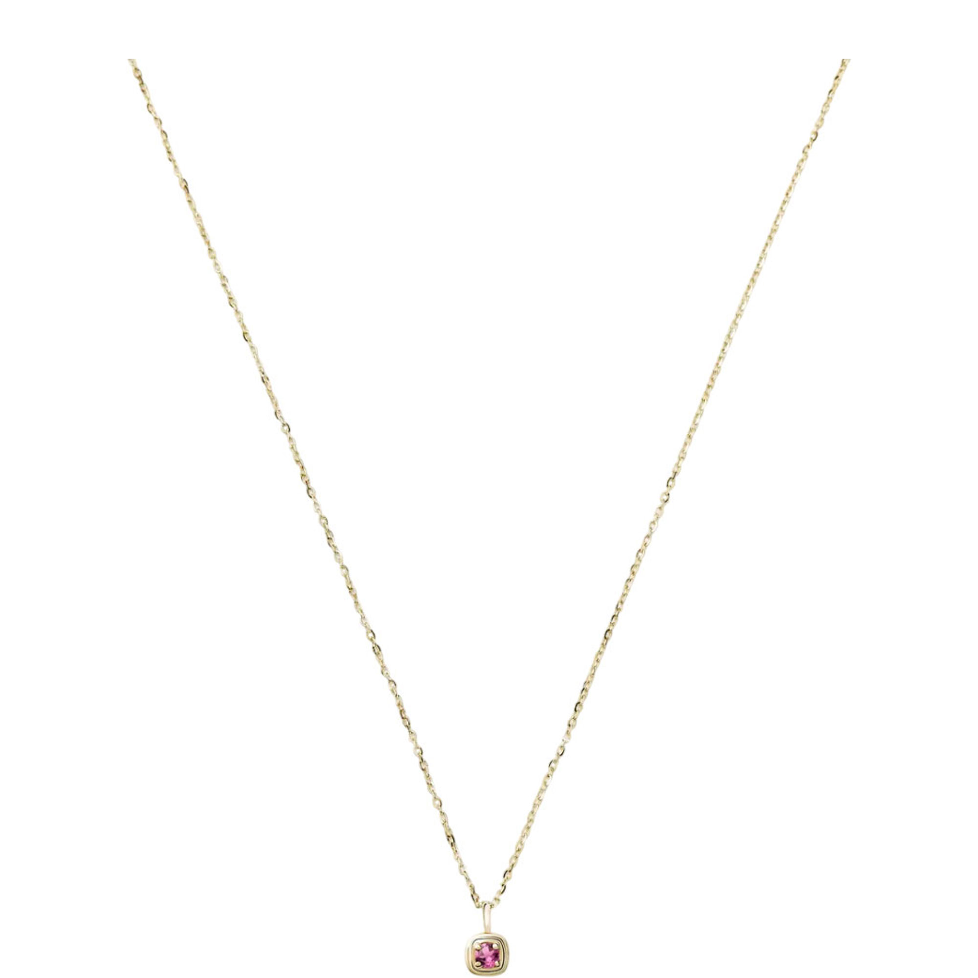 Fine October Birthstone Pendant Necklace