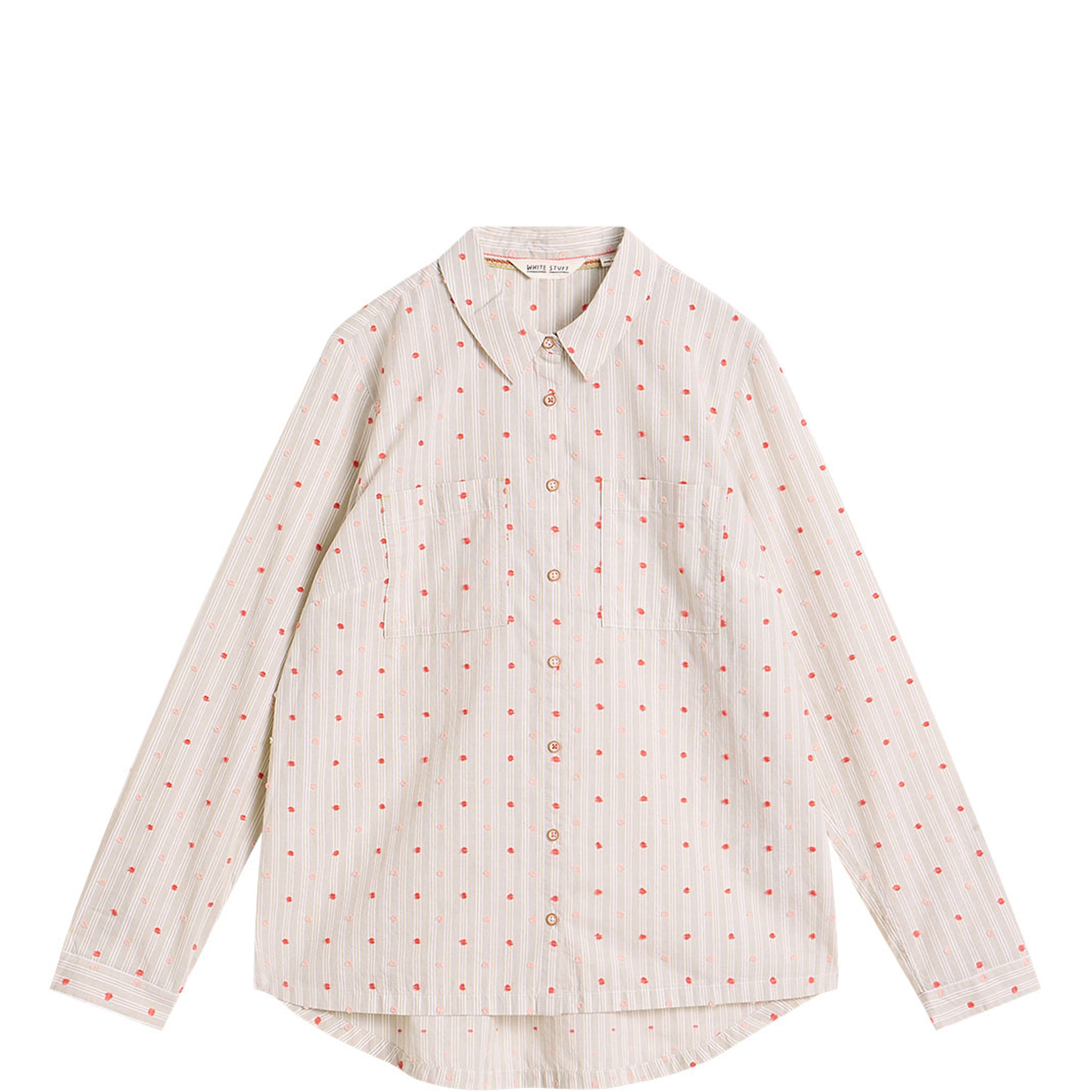 Sophie Striped Embroidered Shirt