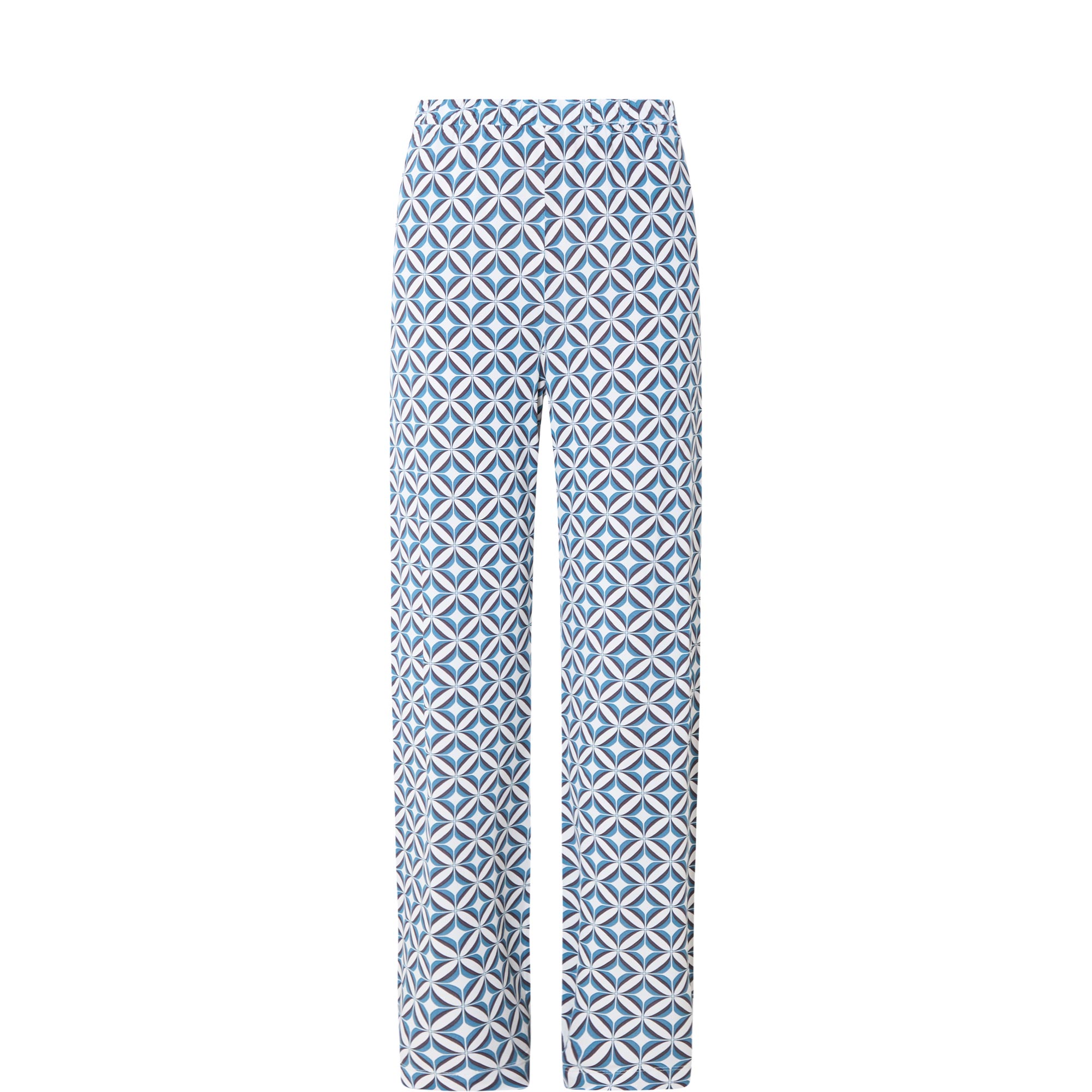 Abate Printed Straight Leg Trousers