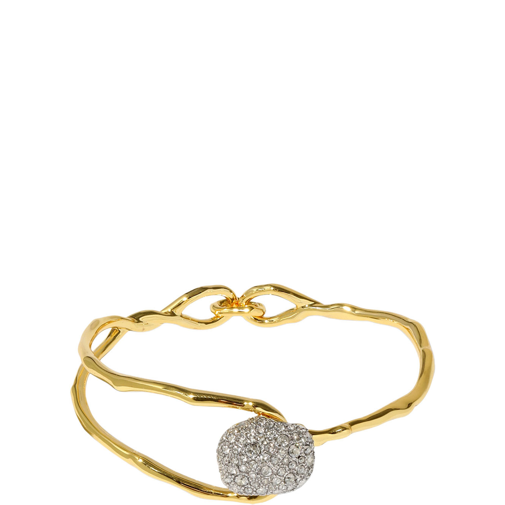 Solanales Crystal Pebble Clasp Bracelet