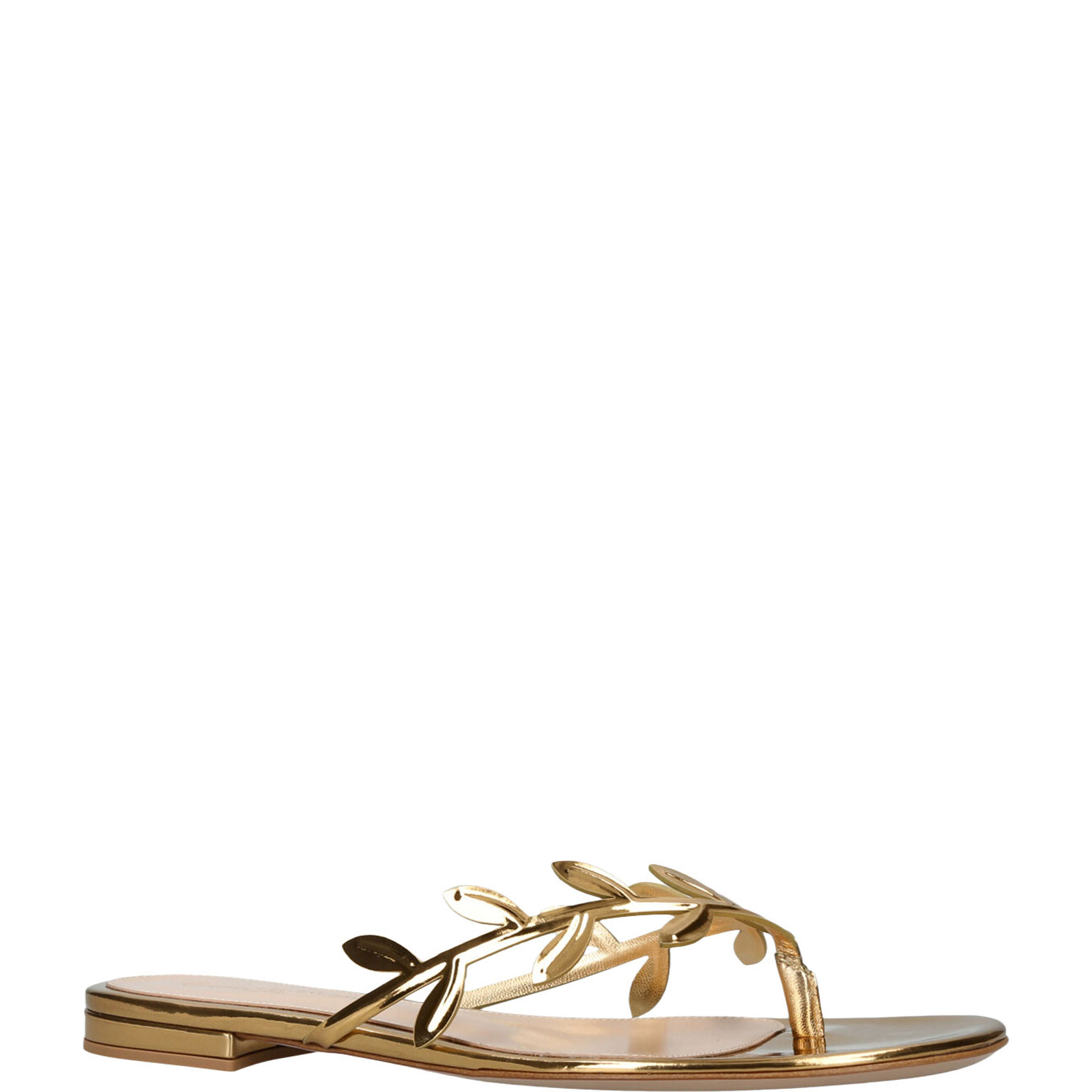 Leaf Flat Sandals
