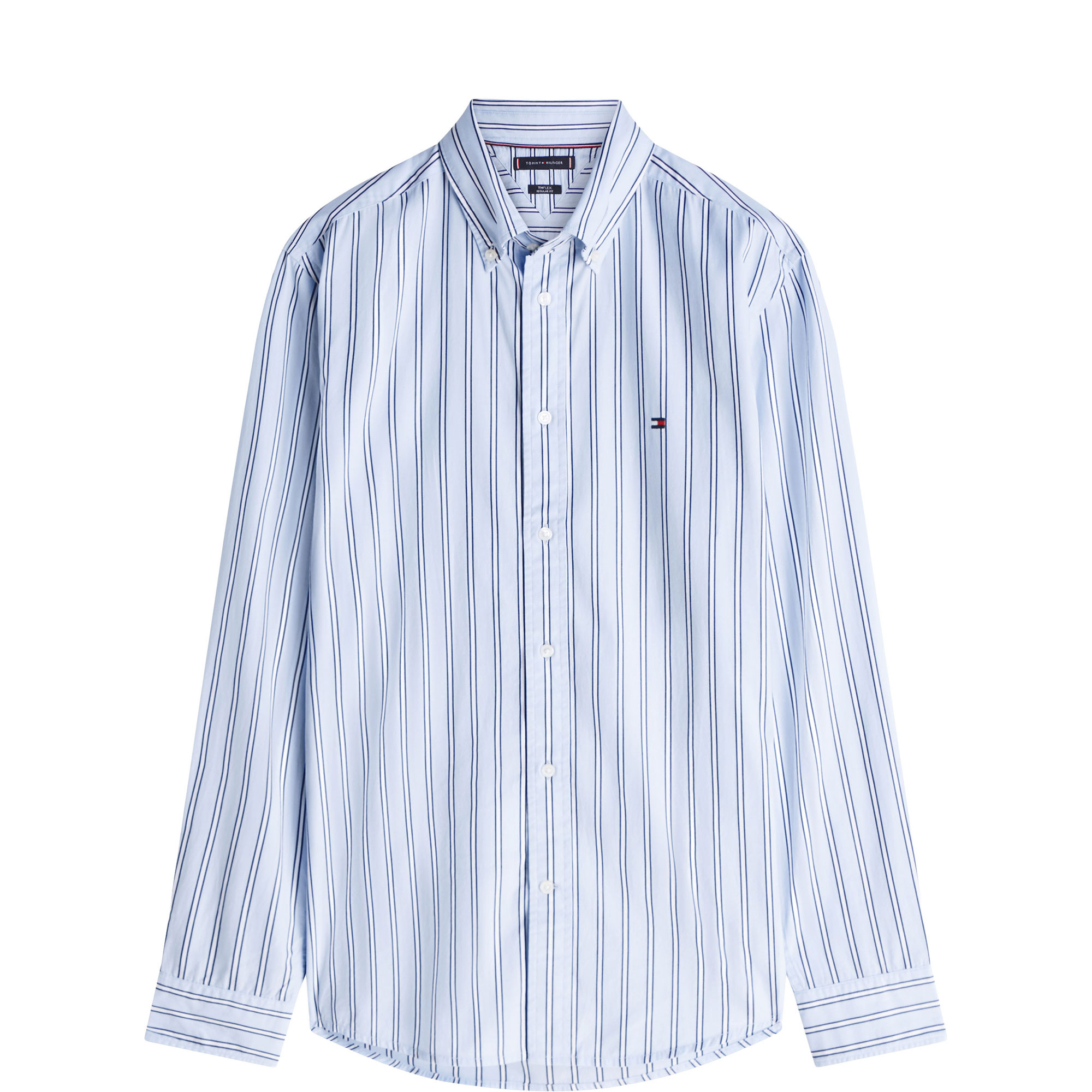 Flex Flag Logo Regular Fit Striped Shirt