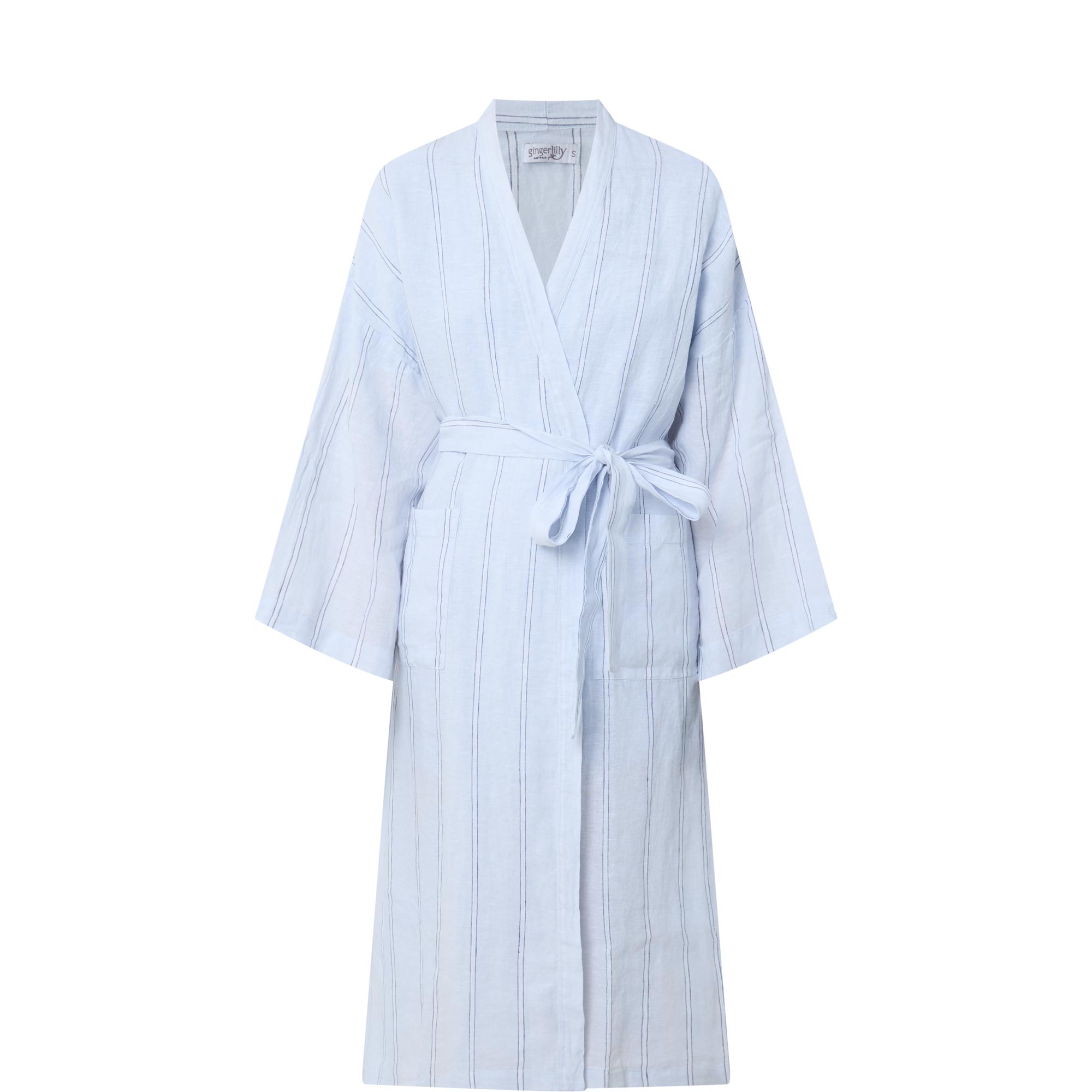 Rosalind Ribbed Striped Robe