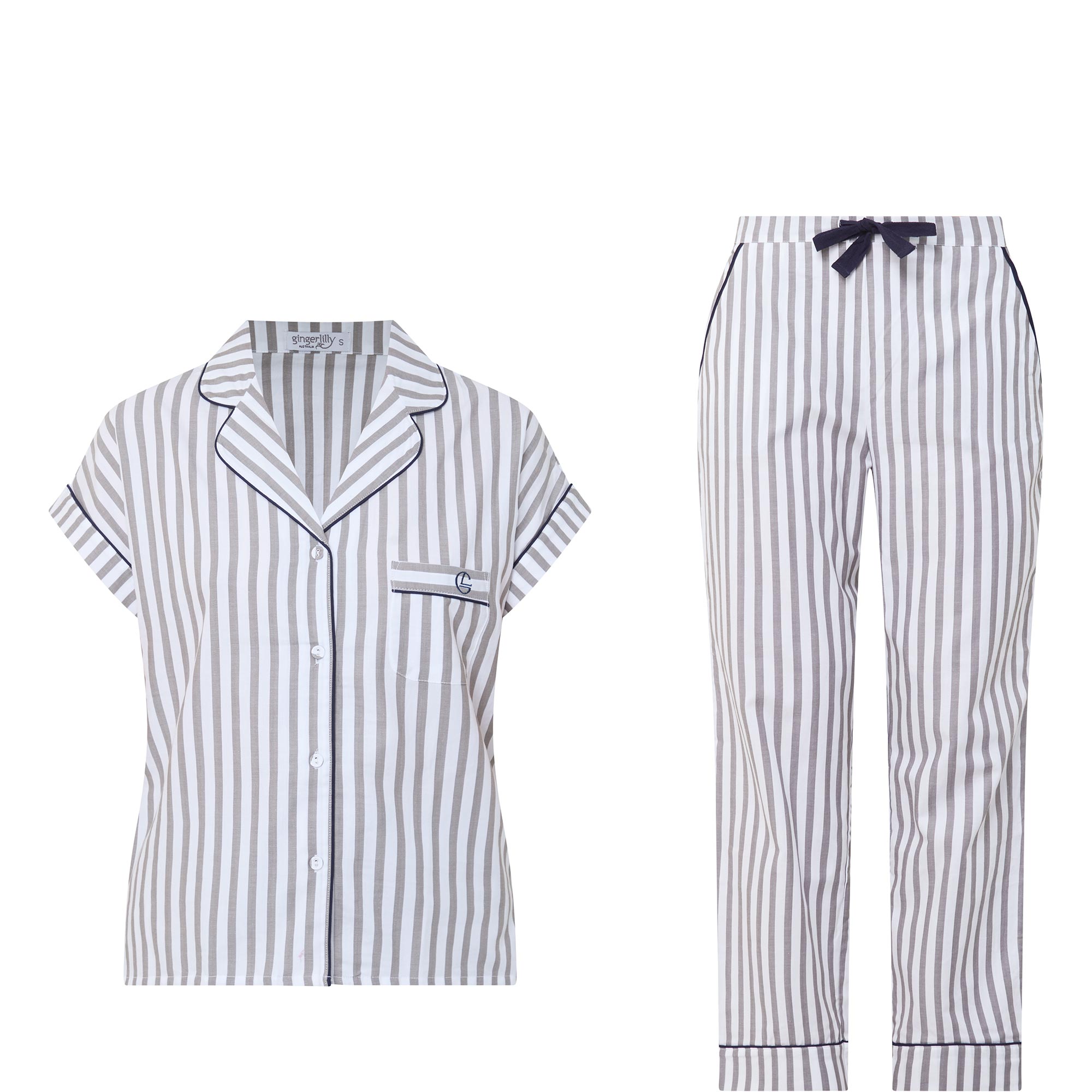 Winona Striped Pyjama Set