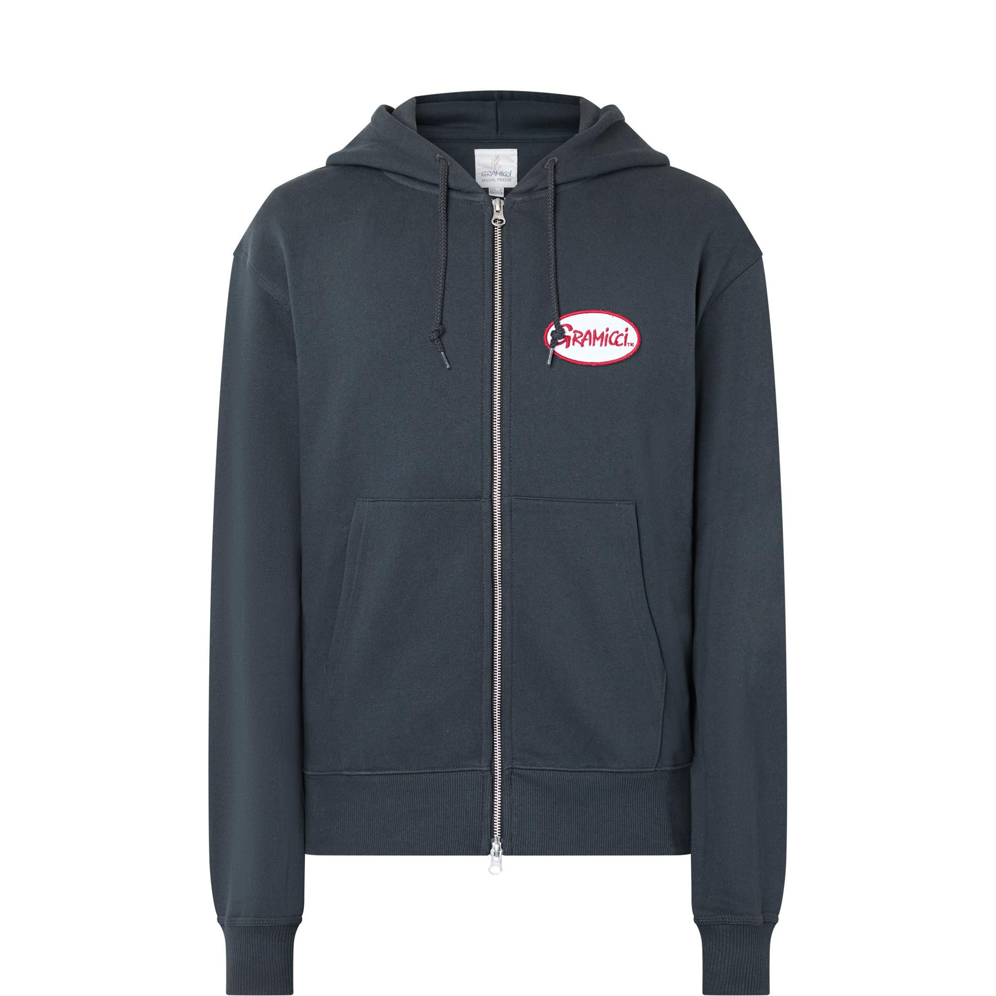 Oval Patch Logo Zip Hoodie