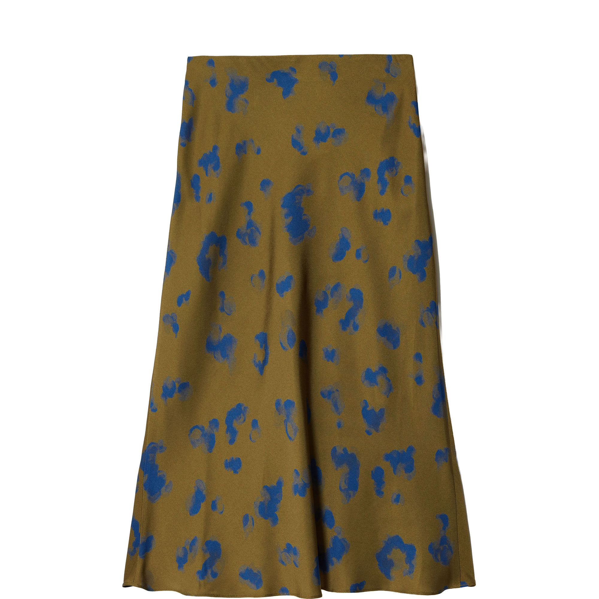 Ink Cloud Printed Skirt