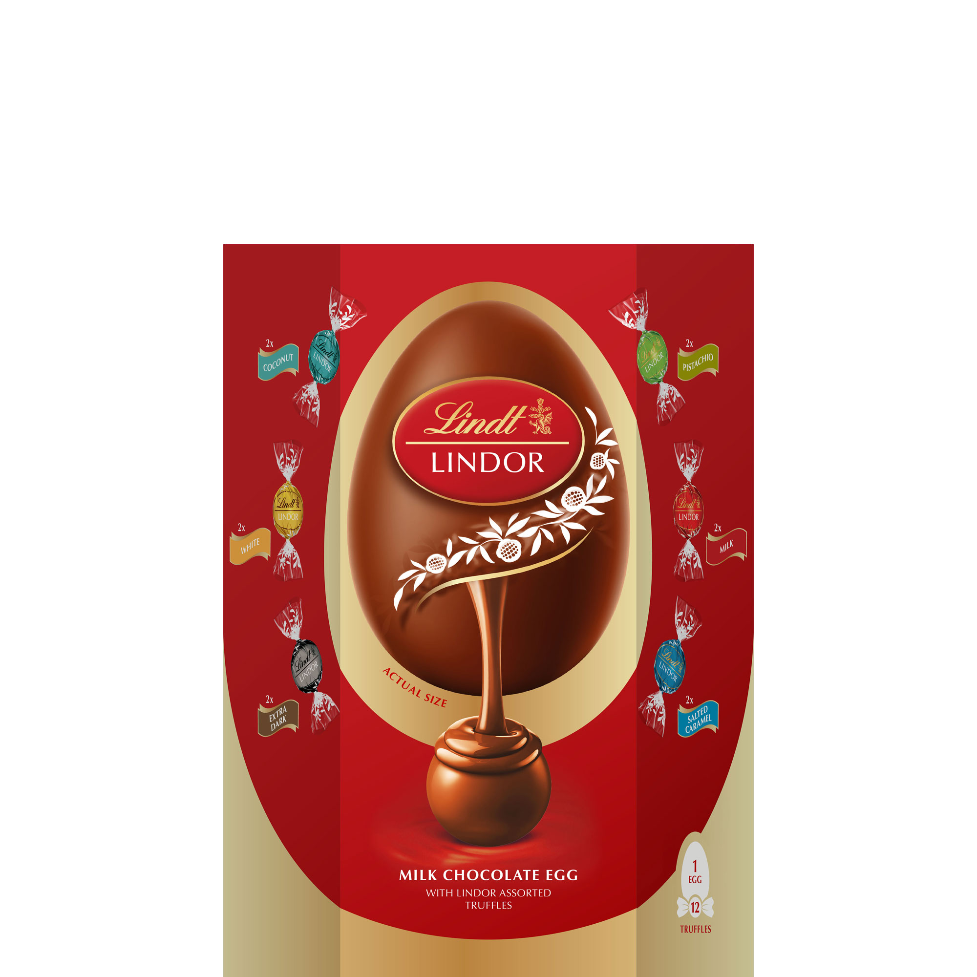 Milk Chocolate Egg with Assorted Truffles 310g
