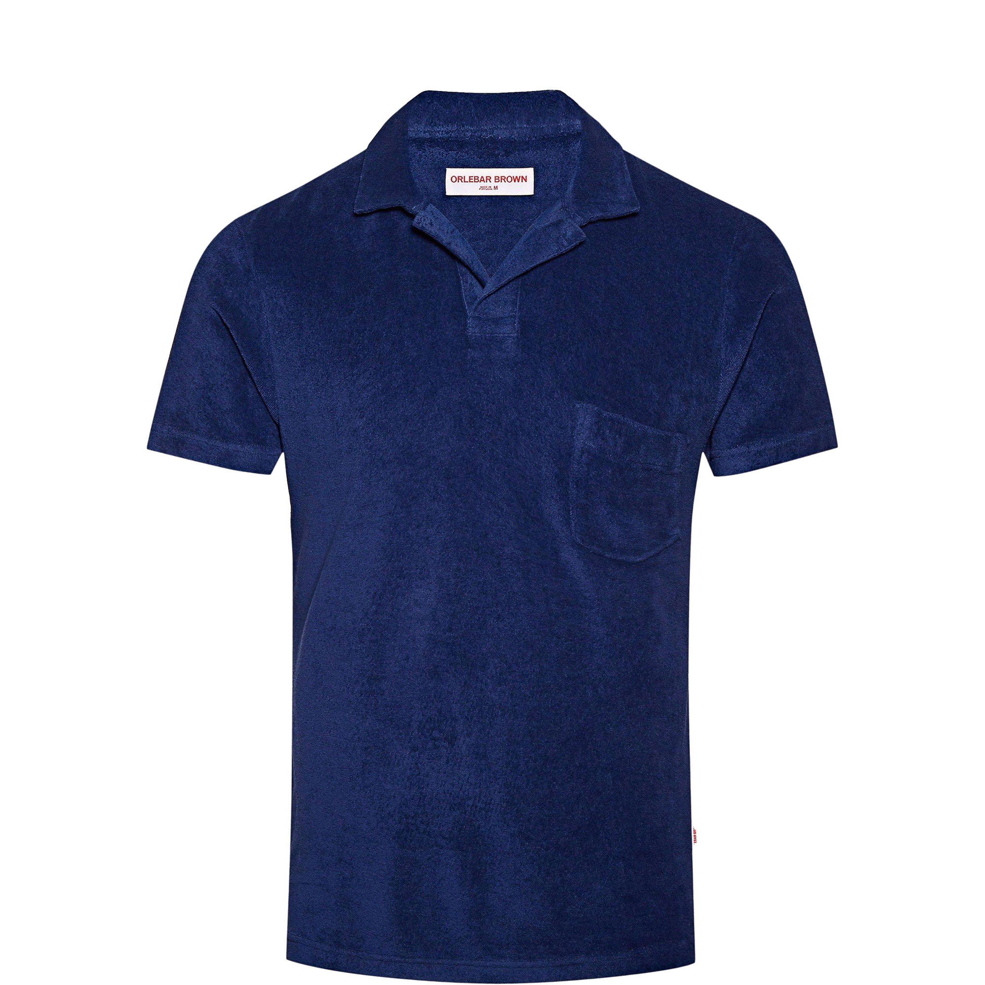 Terry Towelling Logo Polo Shirt