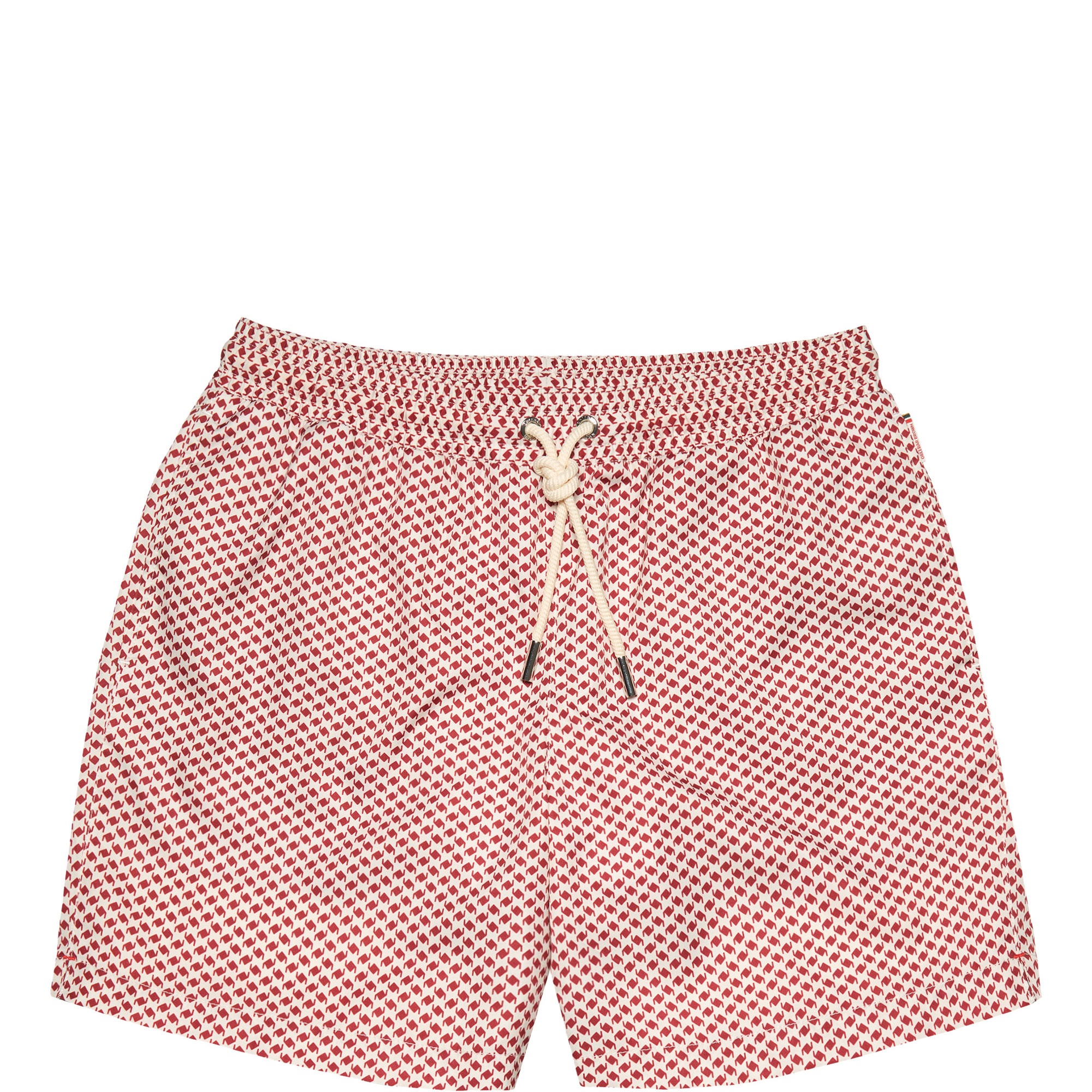 Boxer Printed Logo Swim Shorts