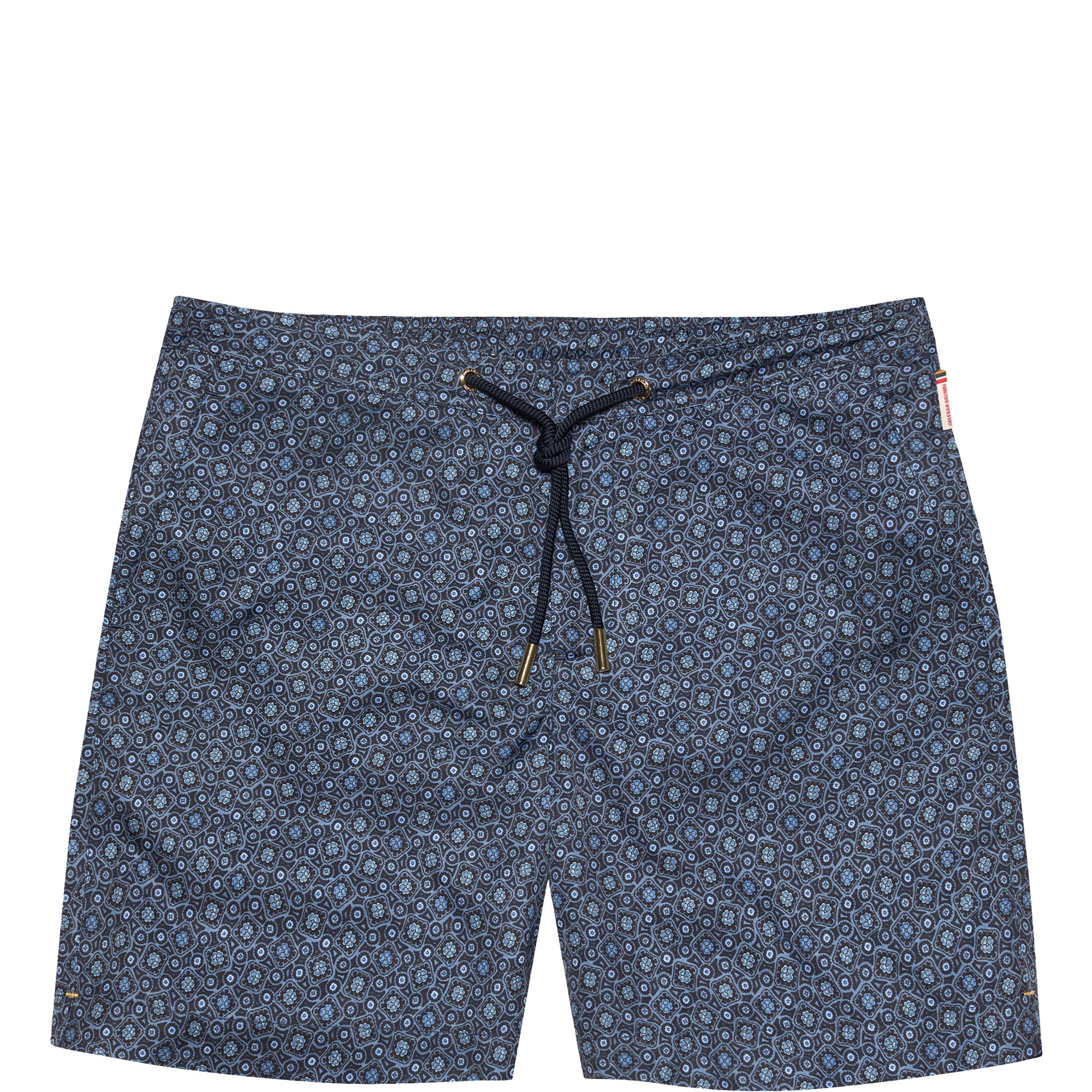 Bulldog Printed Logo Swim Shorts