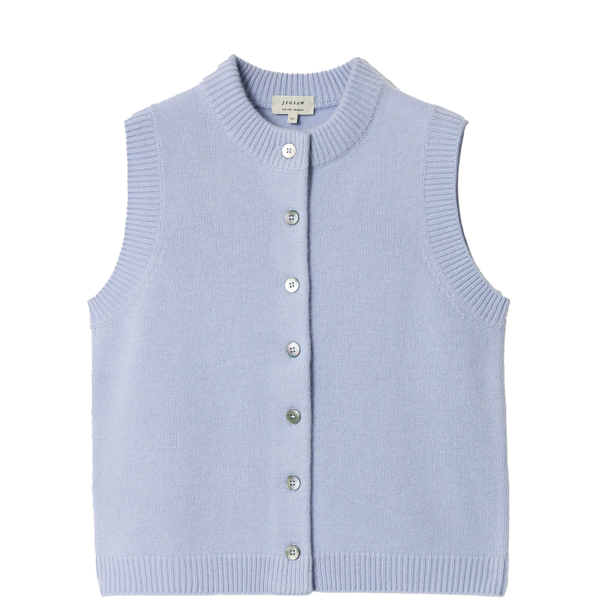 Button-Down Knitted Waistcoat