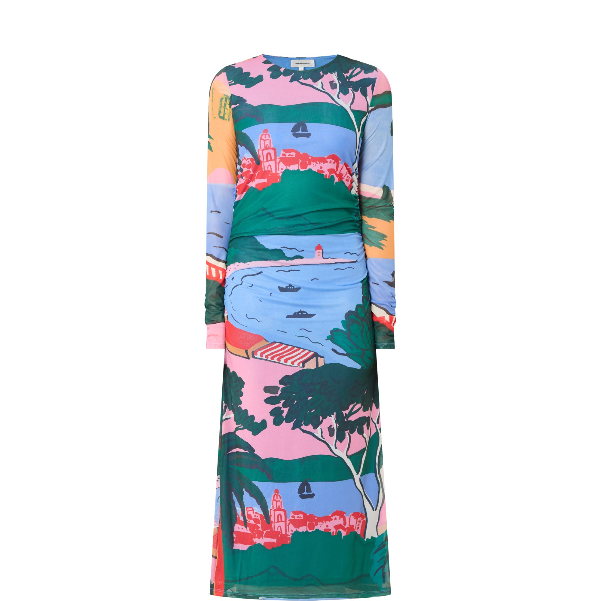 Samara Ruched Printed Dress