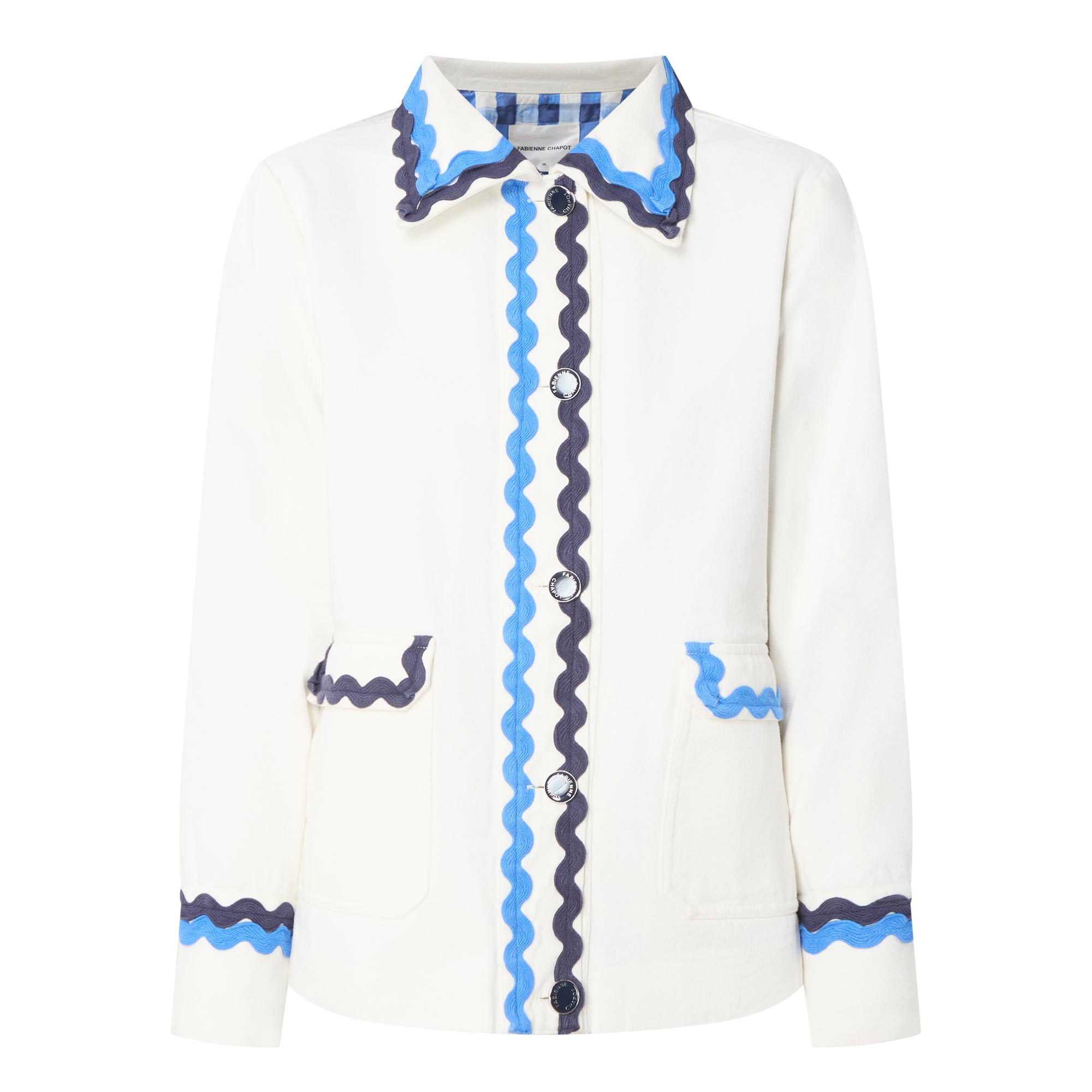 Melodie Tonal Trim Overshirt