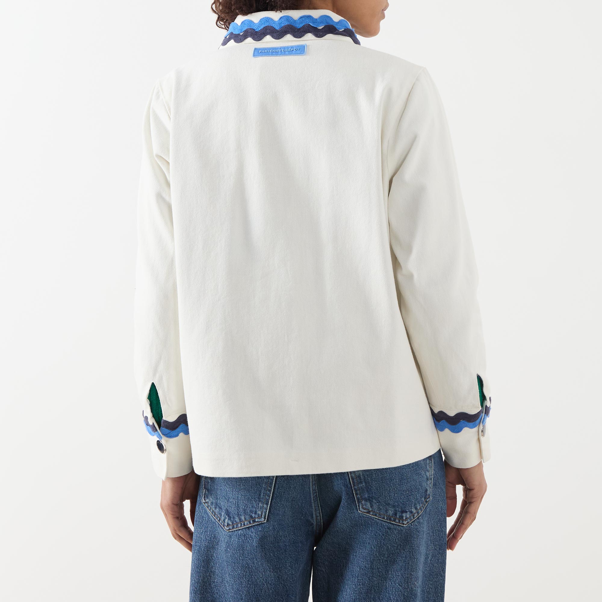 Melodie Tonal Trim Overshirt