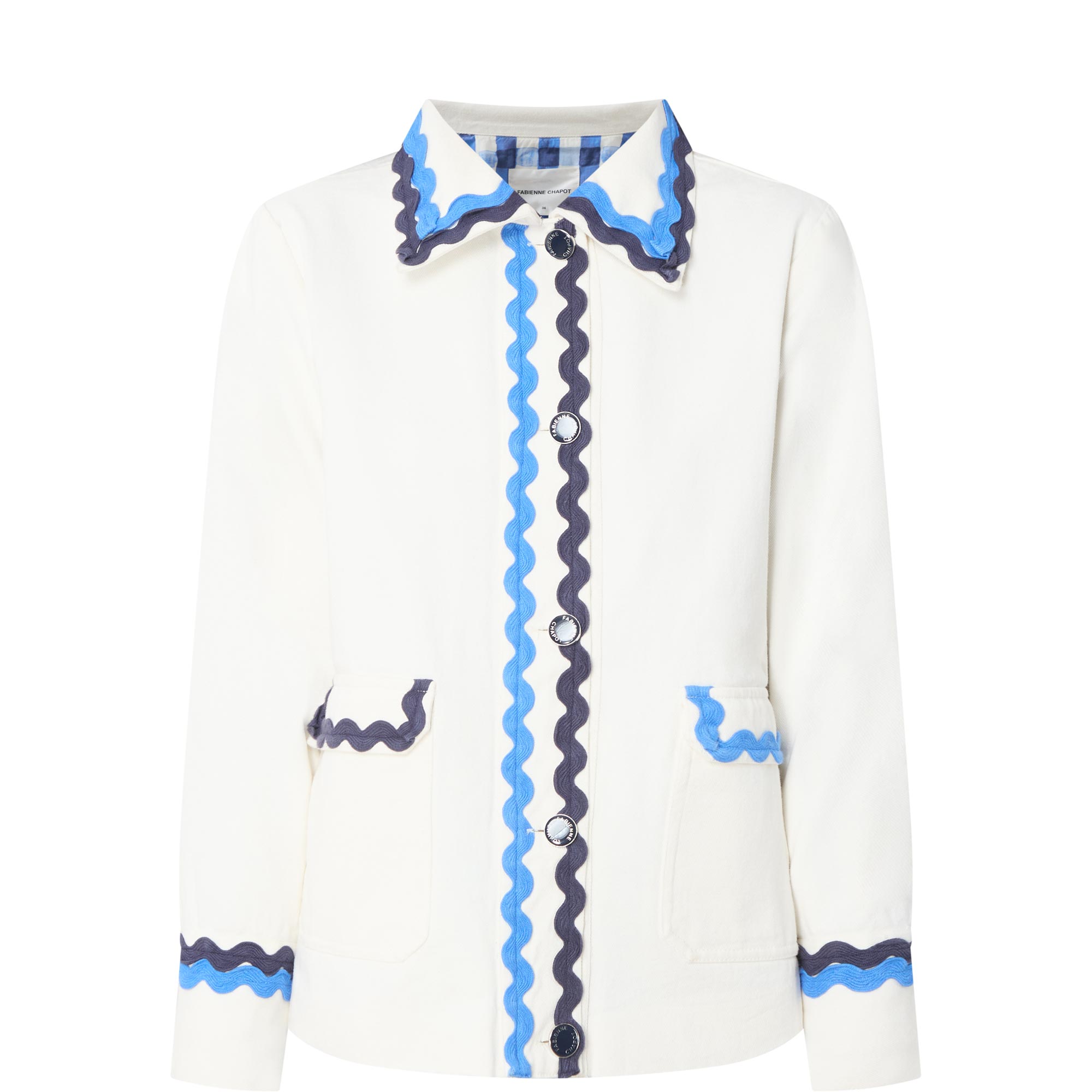 Melodie Tonal Trim Overshirt