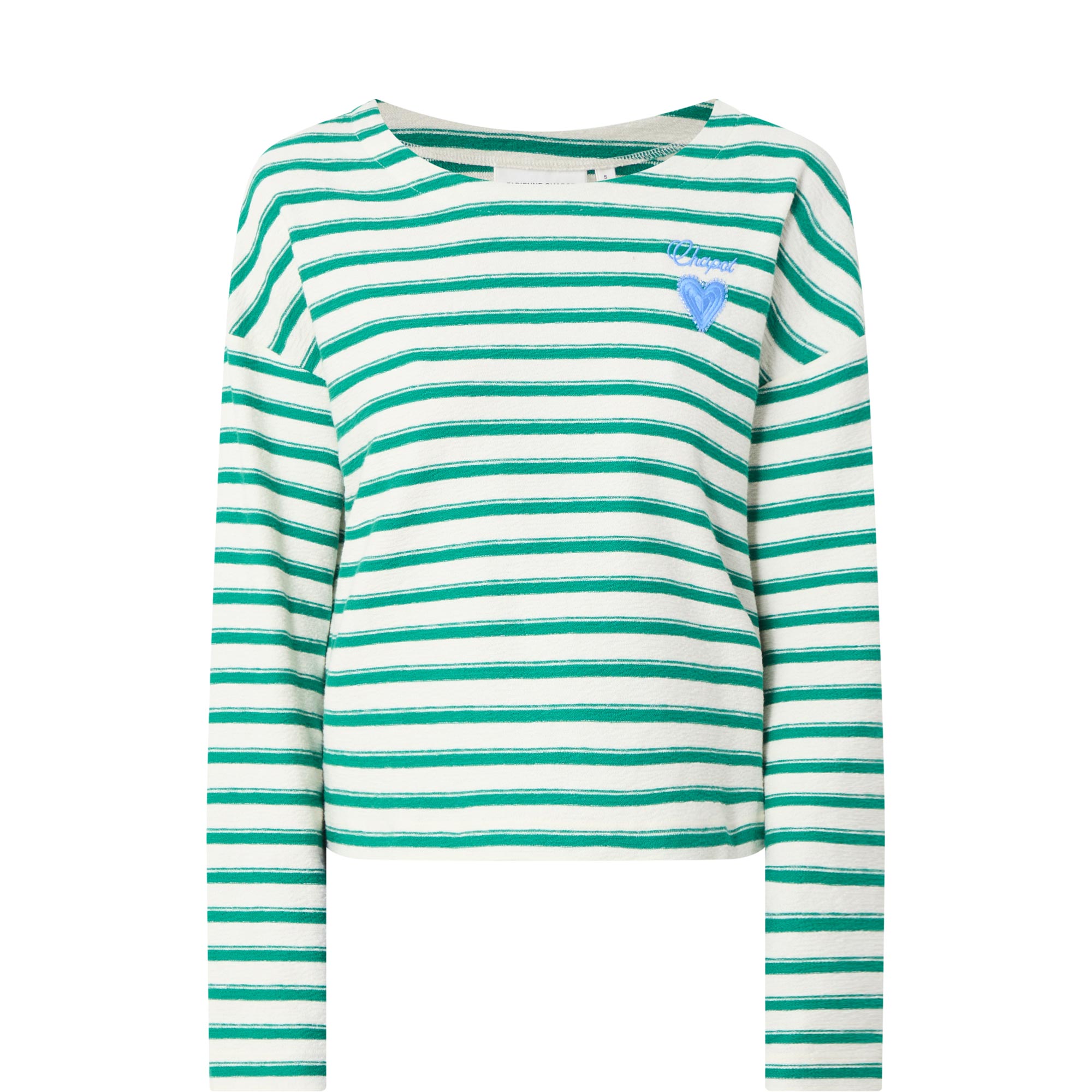 Celina Striped Long-Sleeved Top