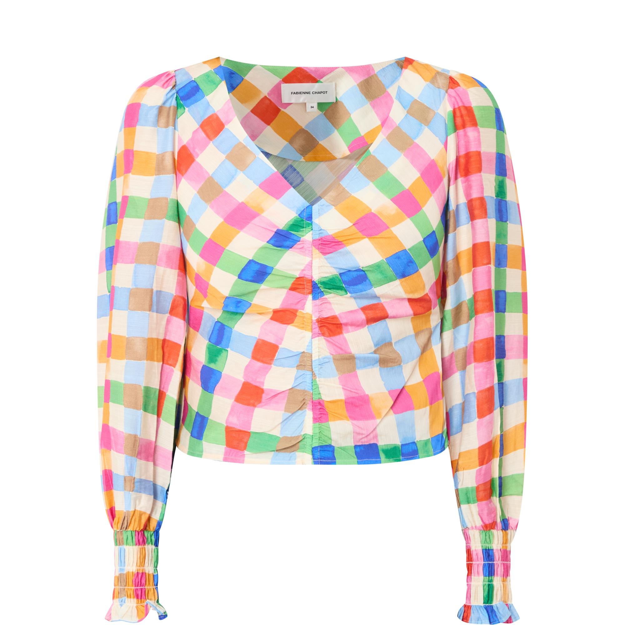 Madeline Check Blouse