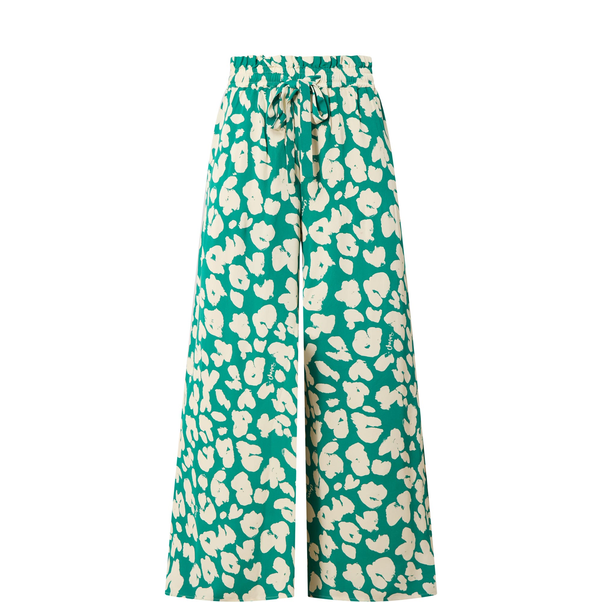 Palapa Printed Wide-Leg Trousers