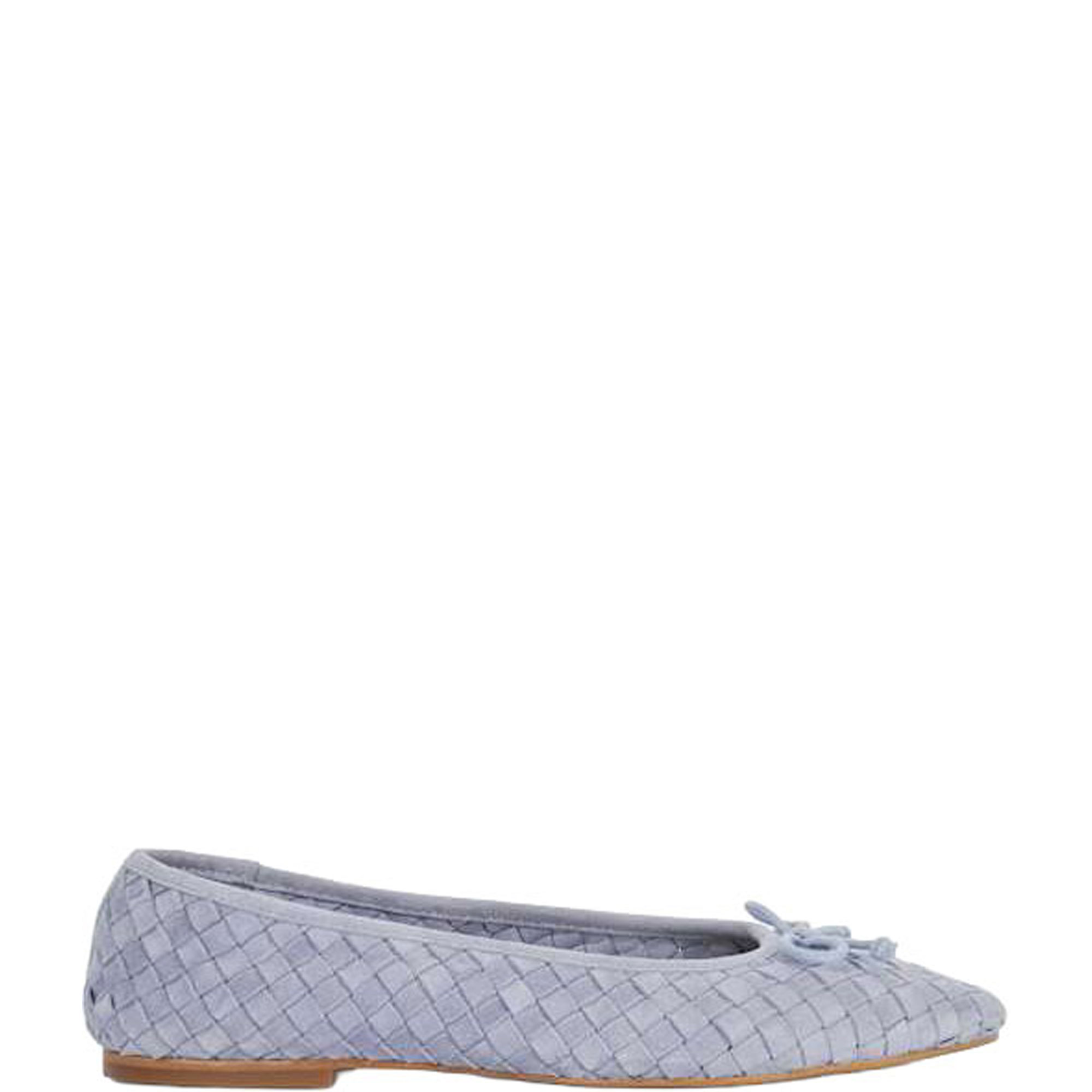 Heat Woven Bow Ballet Pumps