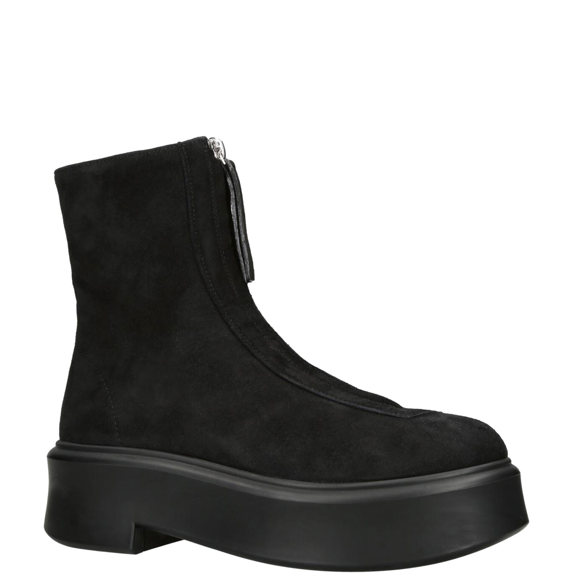 Zipped Platform Boots
