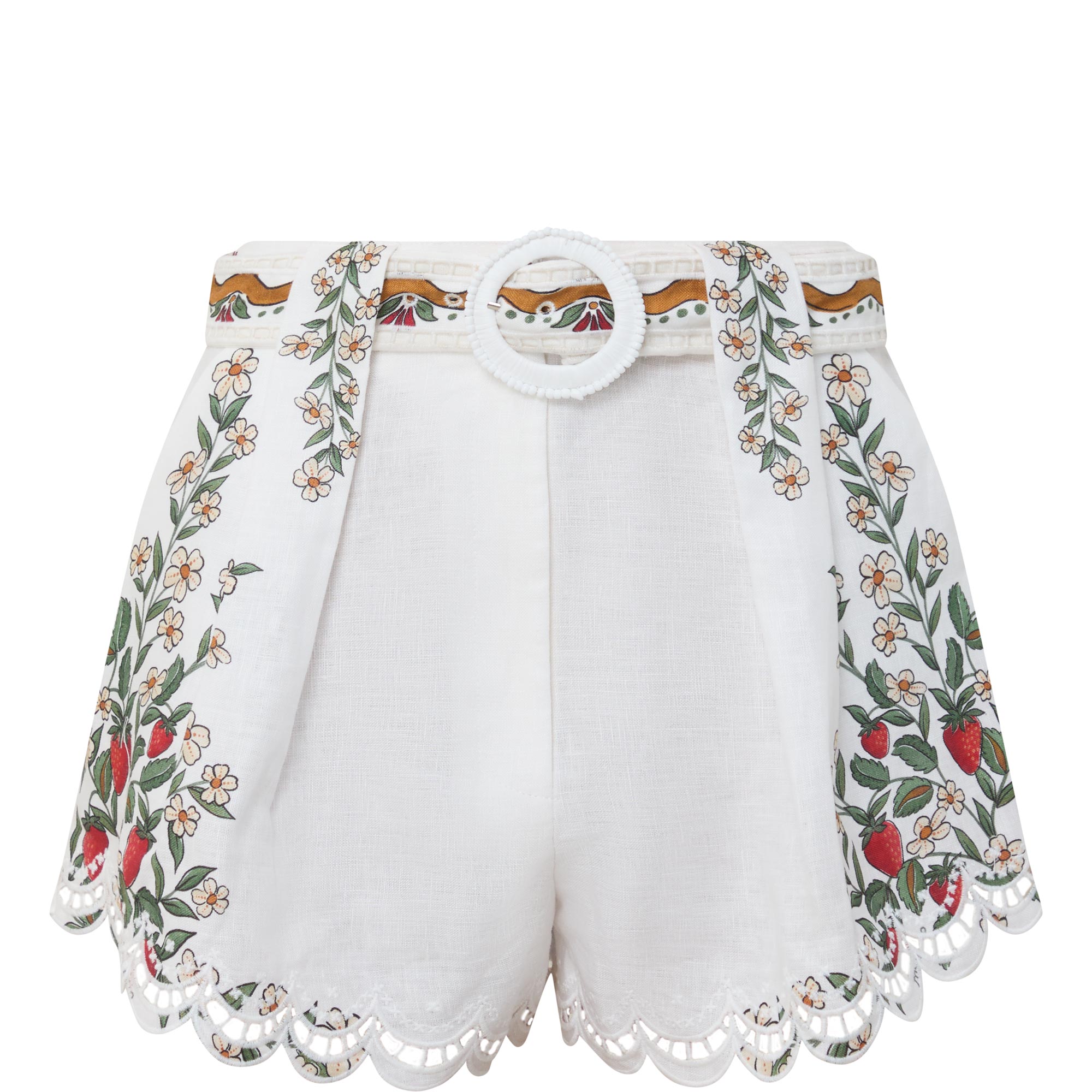 Fruit Beauty Linen Richelieu Shorts
