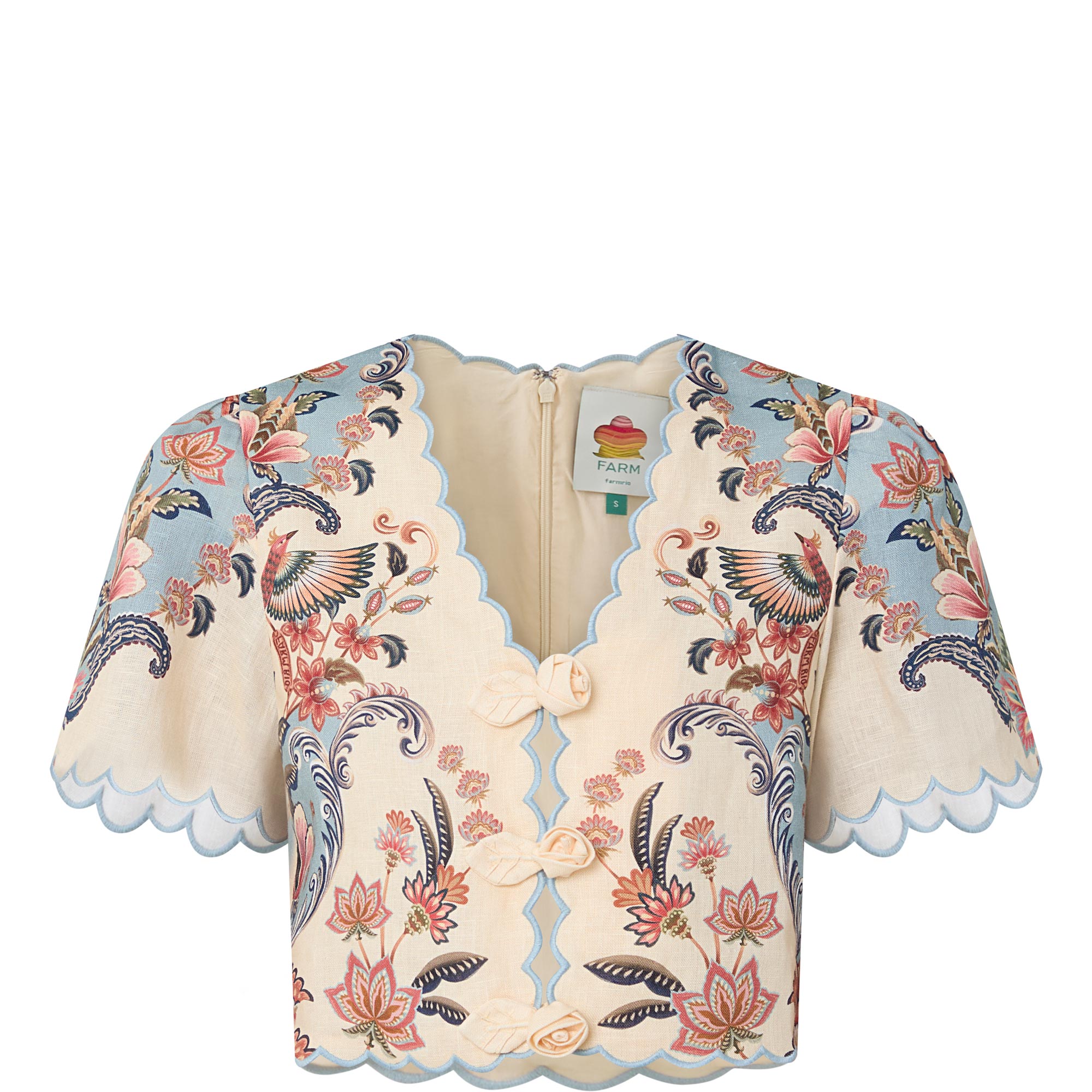 Boho Beauty Linen Blouse