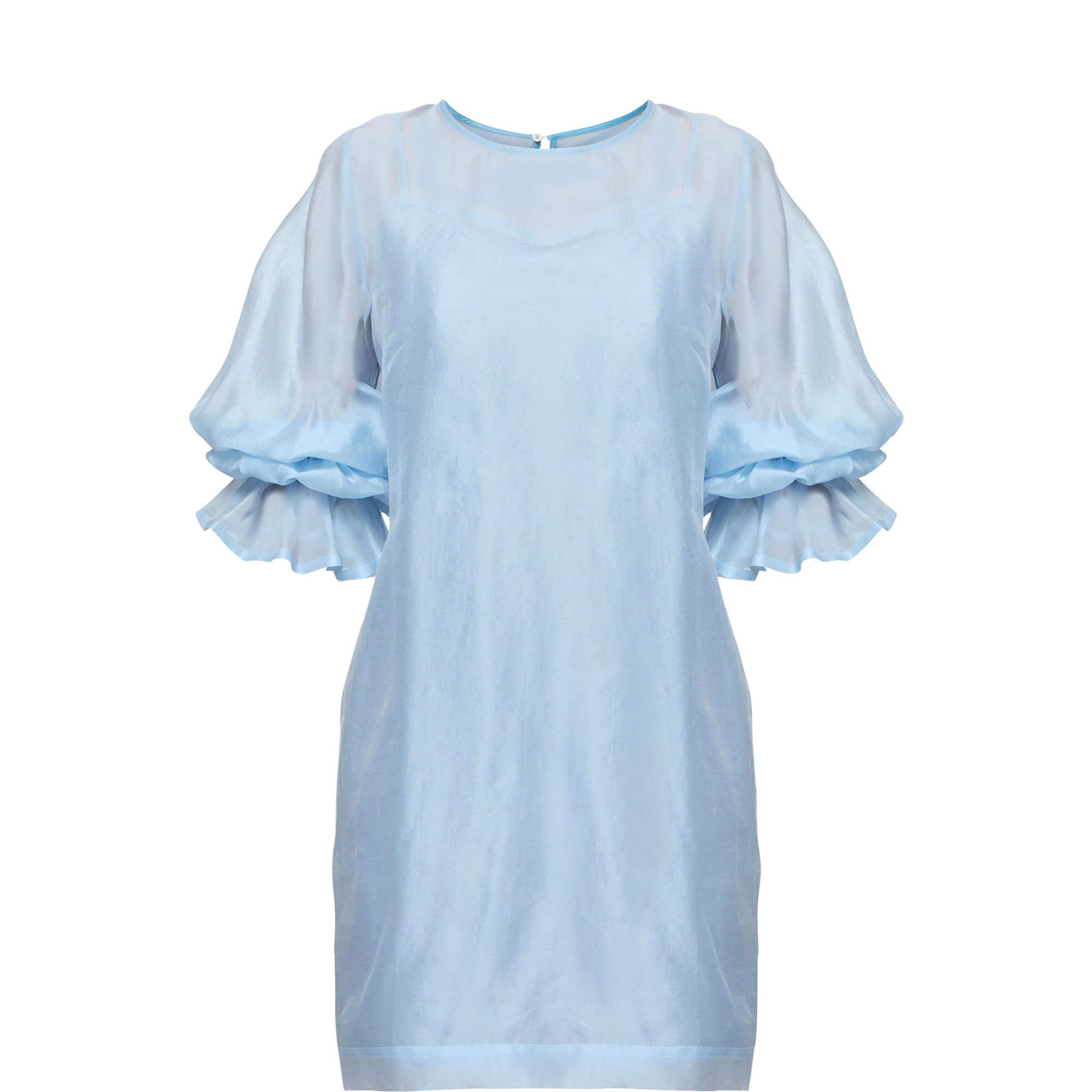 Aurora Puff-Sleeve Mini Dress