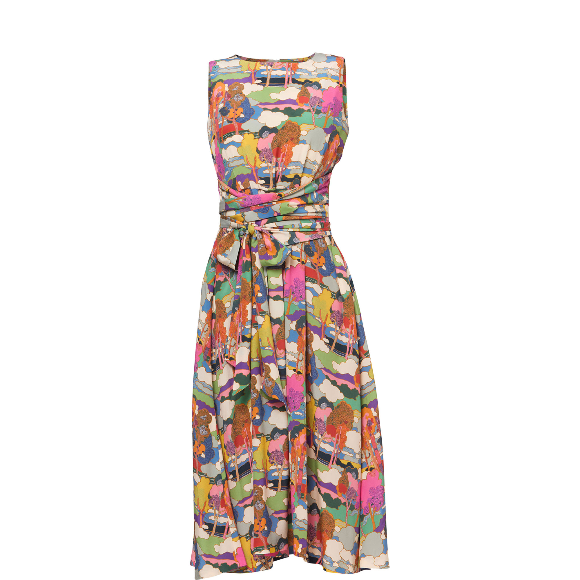 Avril Prospect Road Print Dress