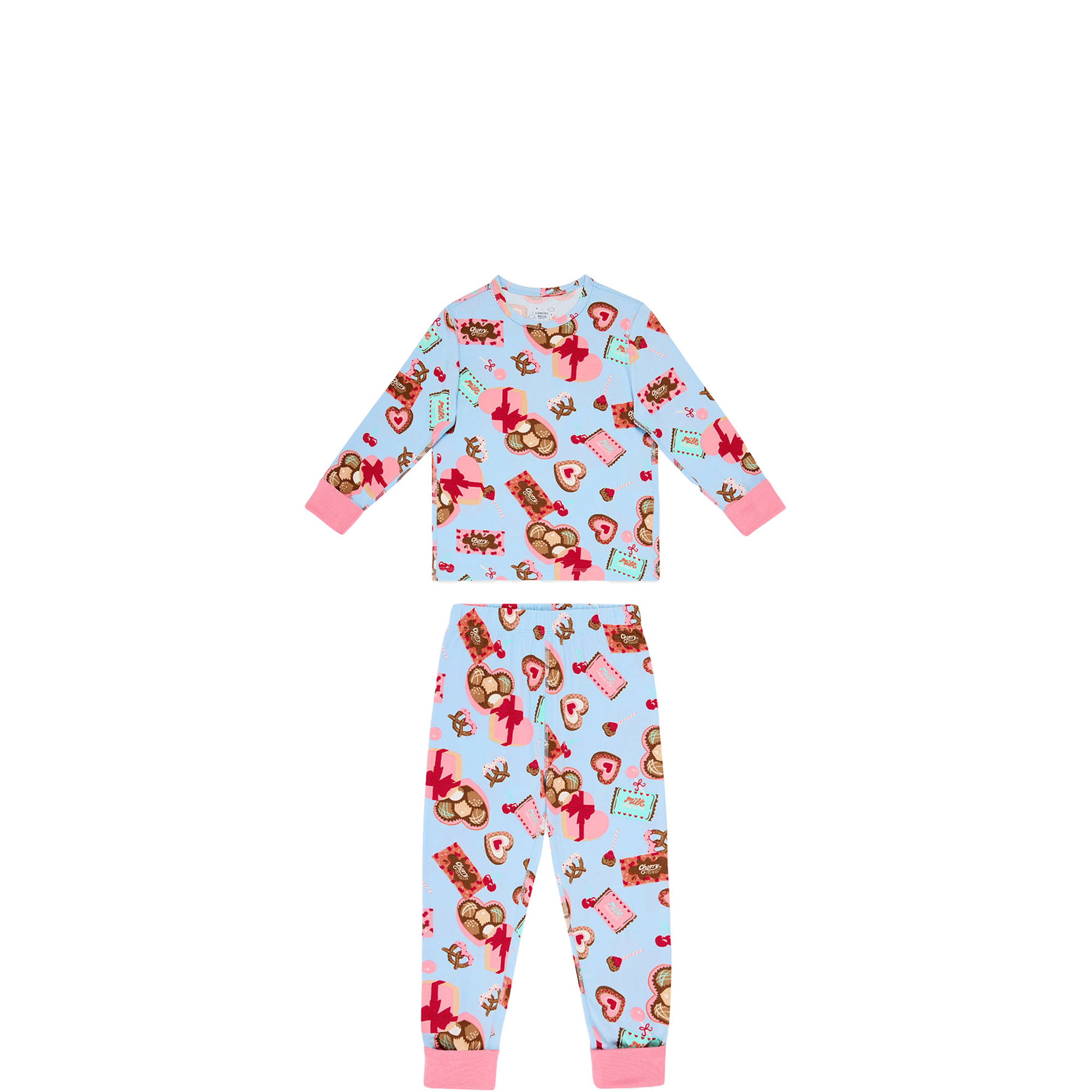 Chocolate Box Long Two-Piece Pyjama Set