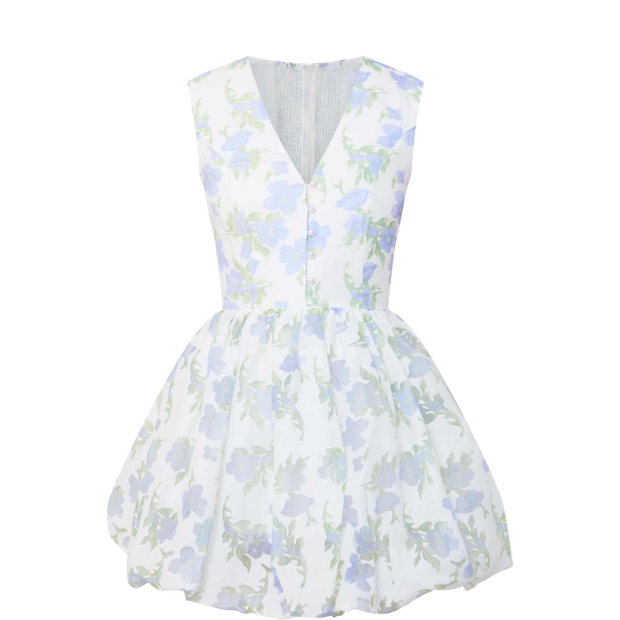 Cleo Floral Bubble Mini Dress