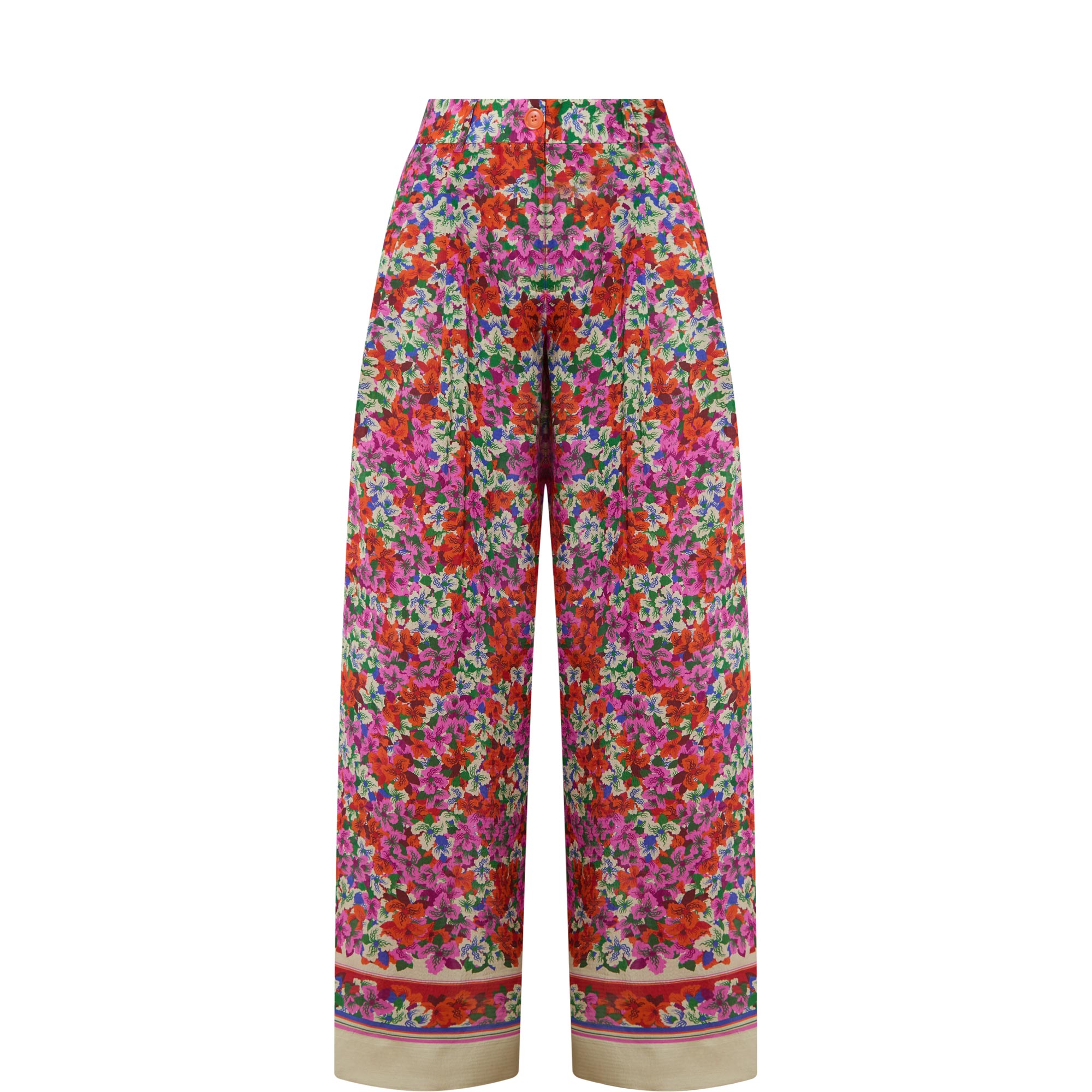Joek Floral Wide Leg Trousers