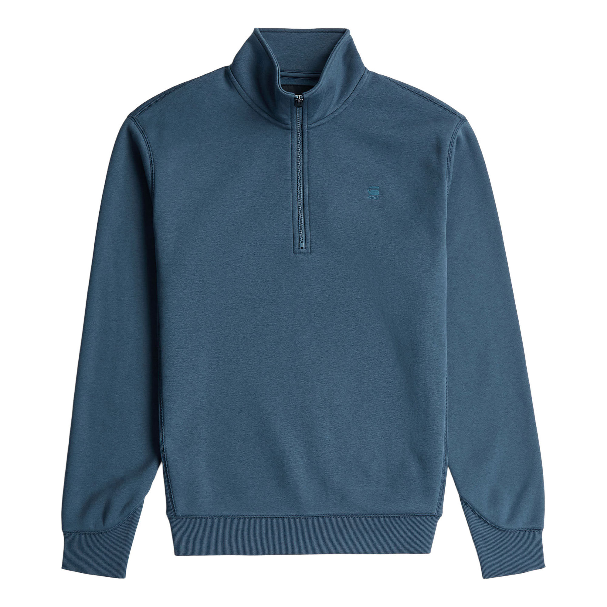 G-Star Herren Bleu Sweatshirt 1/2 Zip Premium Core - Bild 4
