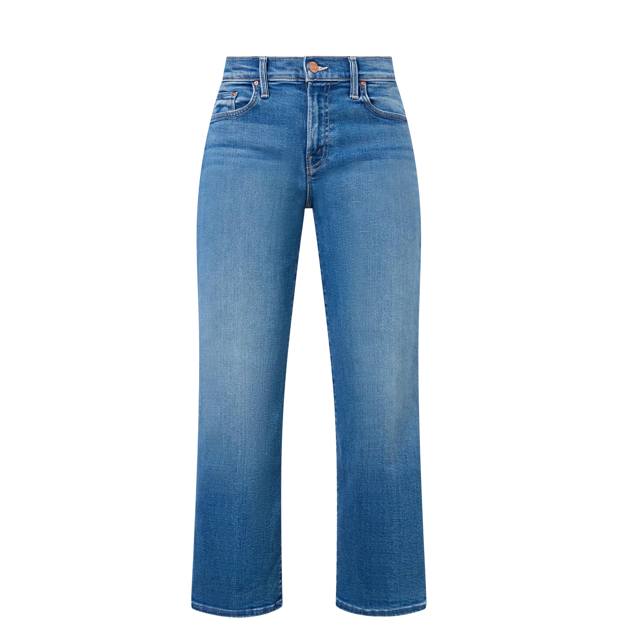 The Lil Rambler Zip Ankle Straight Leg Jeans