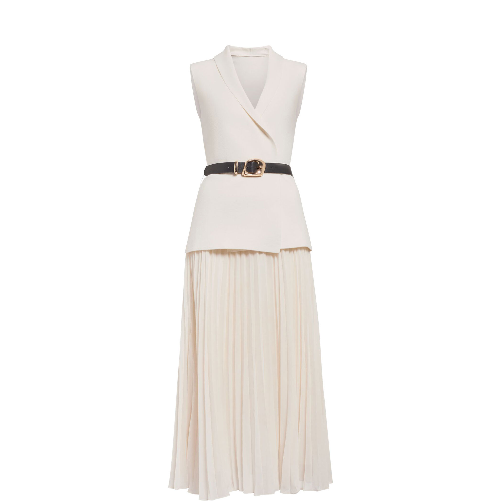 Bianca Blazer Pleated Dress
