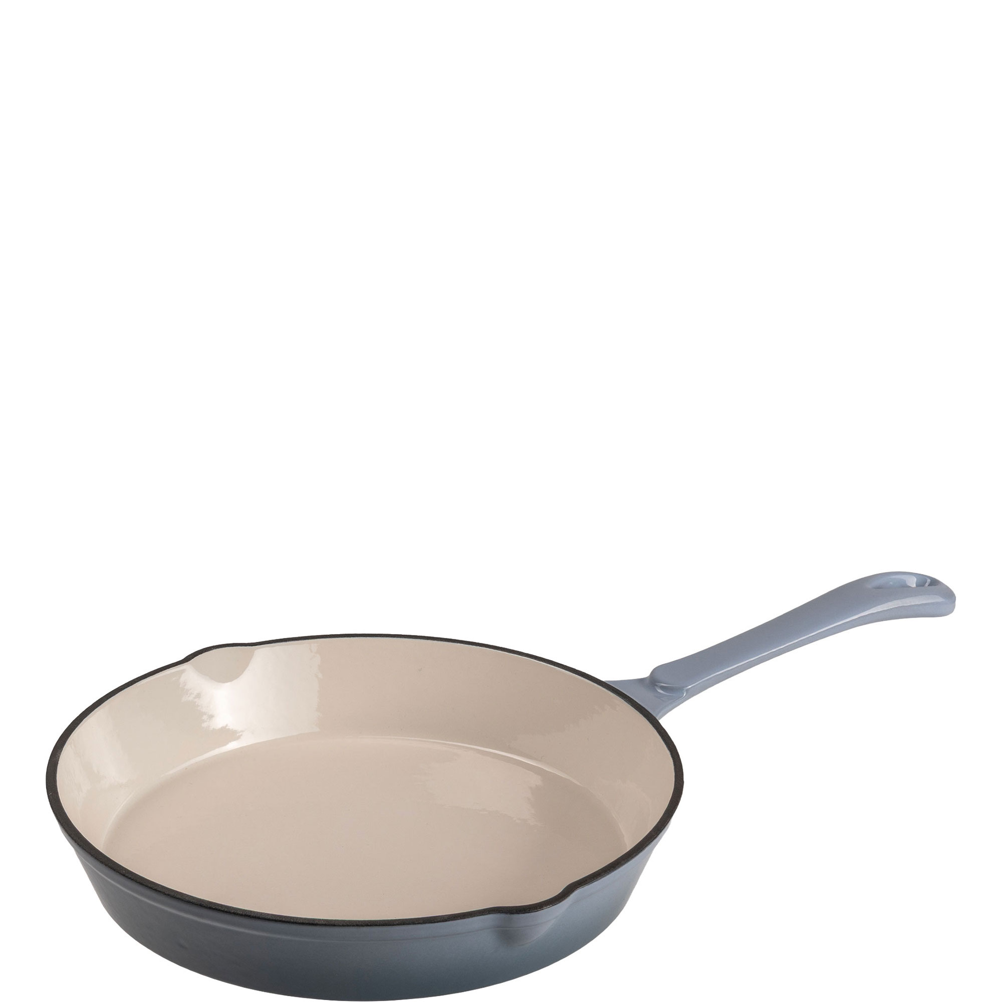 Cast Iron Sea Salt Blue Fry Pan 25cm