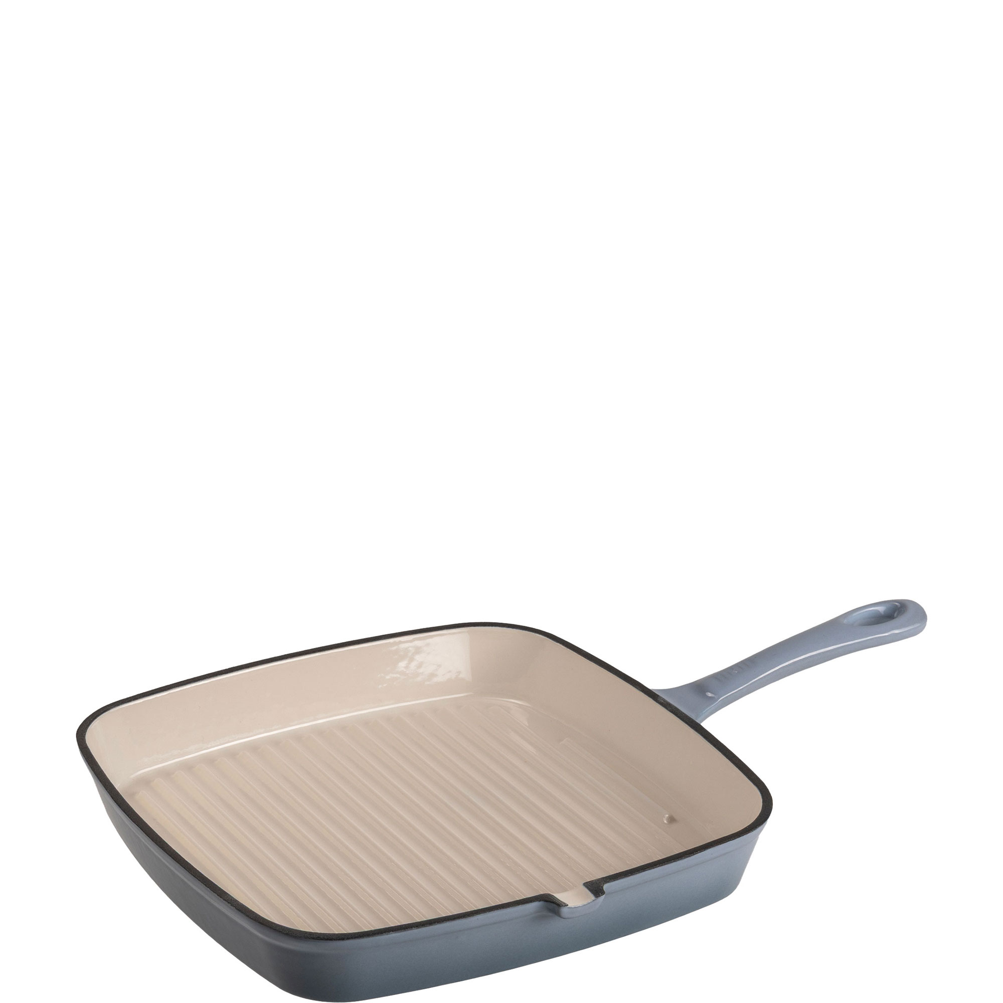Cast Iron Sea Salt Blue Grill Pan 23cm