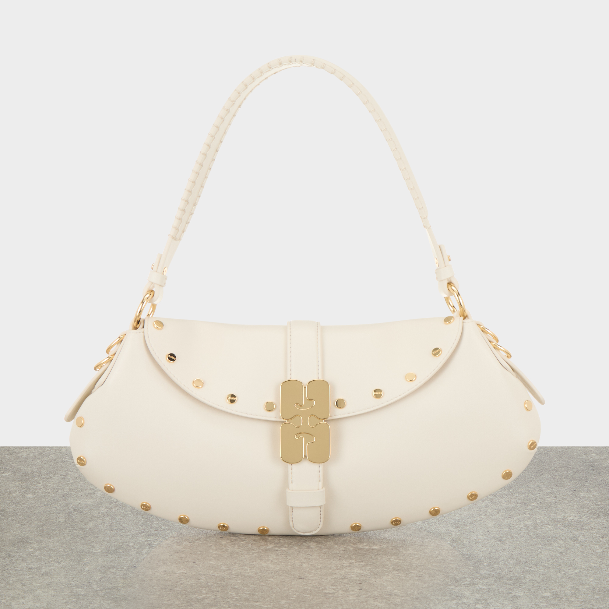 B-Kat Studded Shoulder Bag