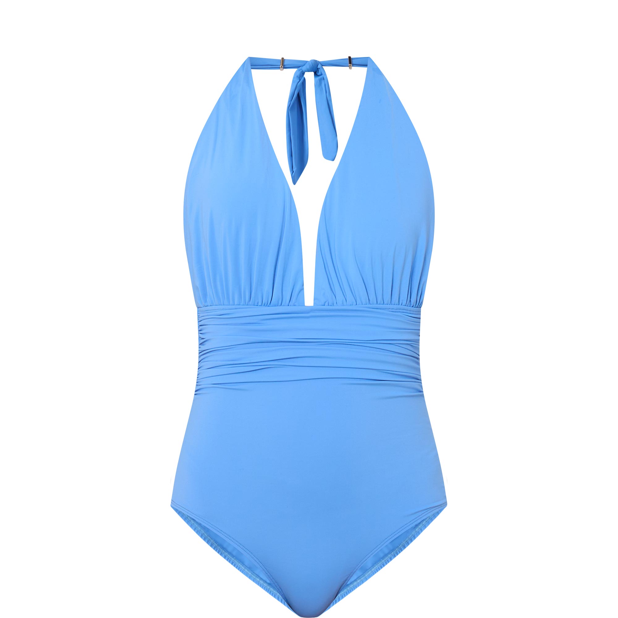 Ruched Halterneck Swimsuit