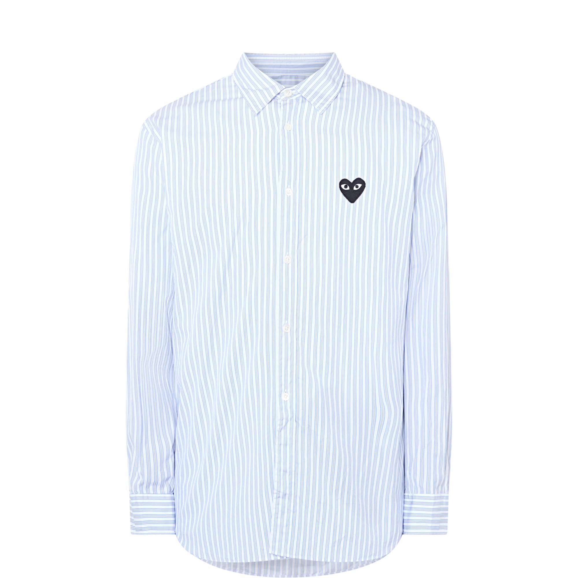 Heart Logo Striped Shirt