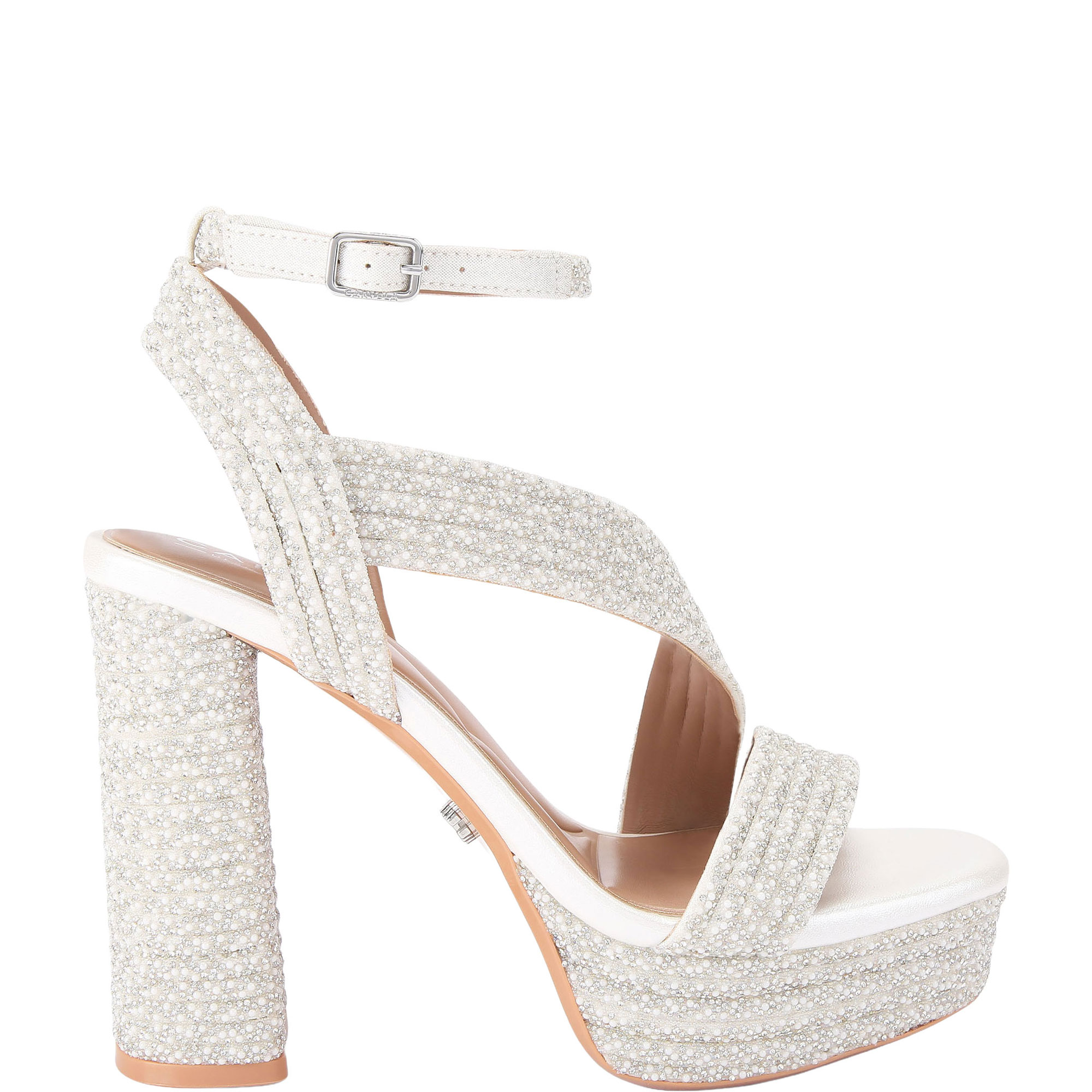 Gala Jewel Platform Block Heels