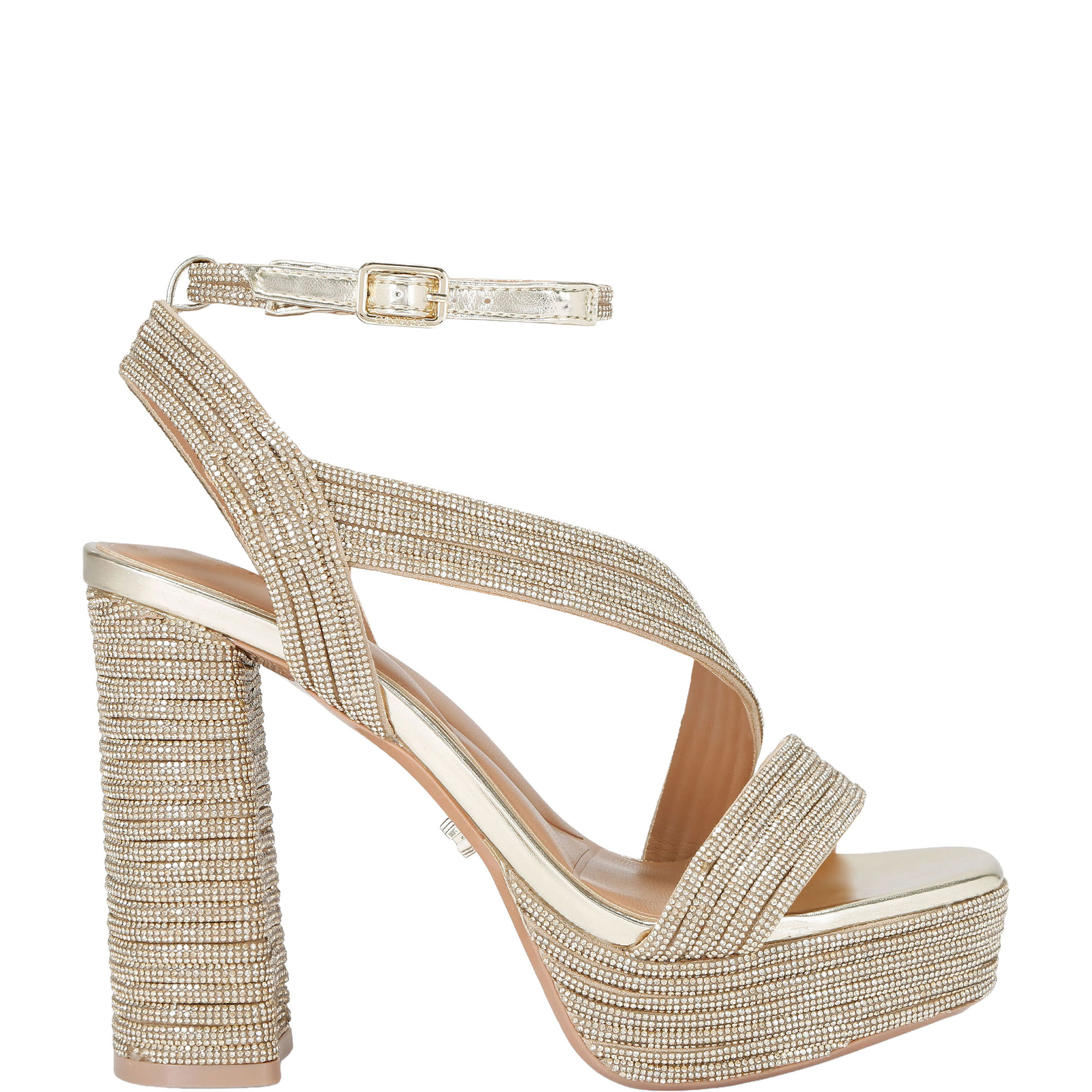 Gala Jewel Platform Block Heels