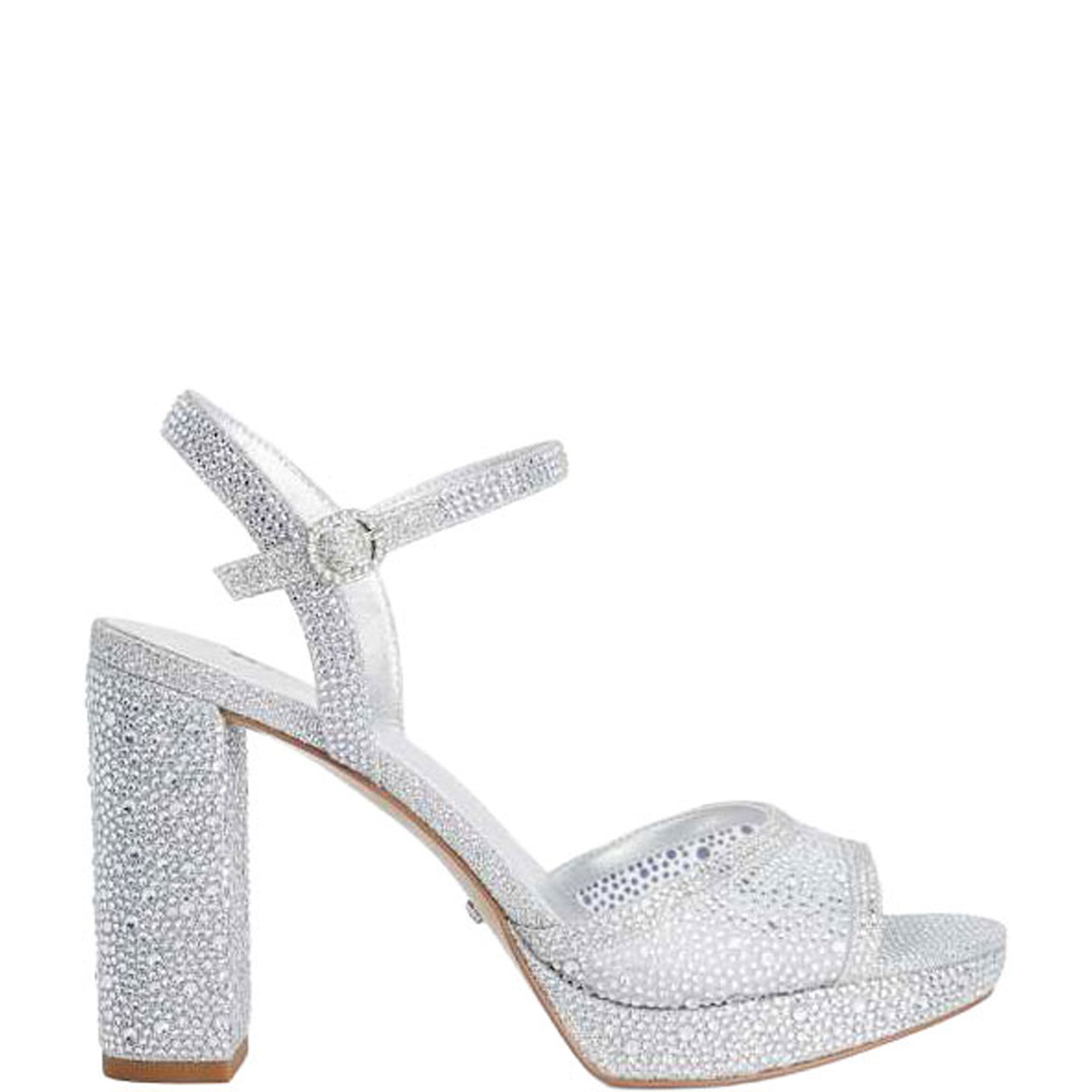 Mesmerizing Embellished Platform Sandals