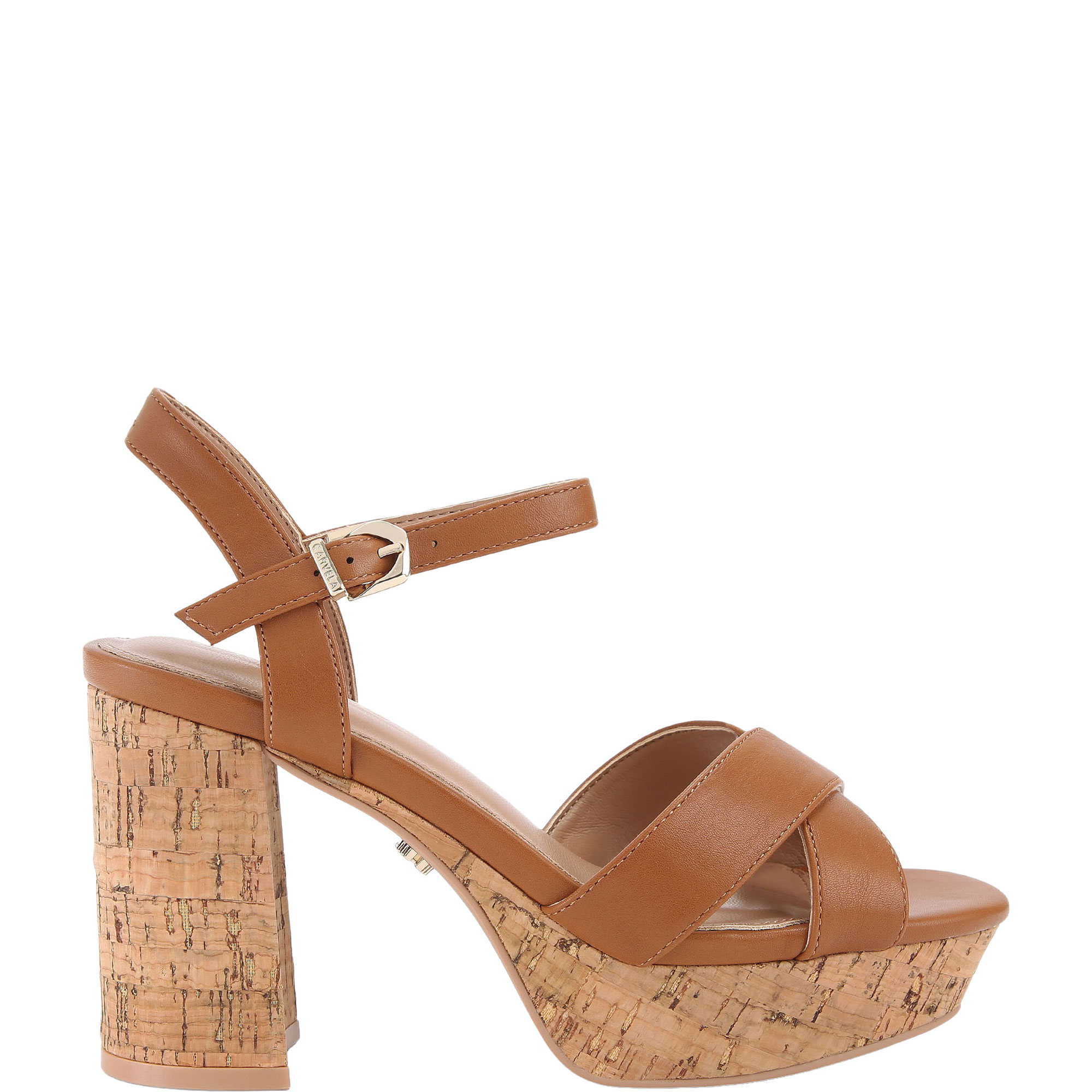 Sonata Cork Block Heels