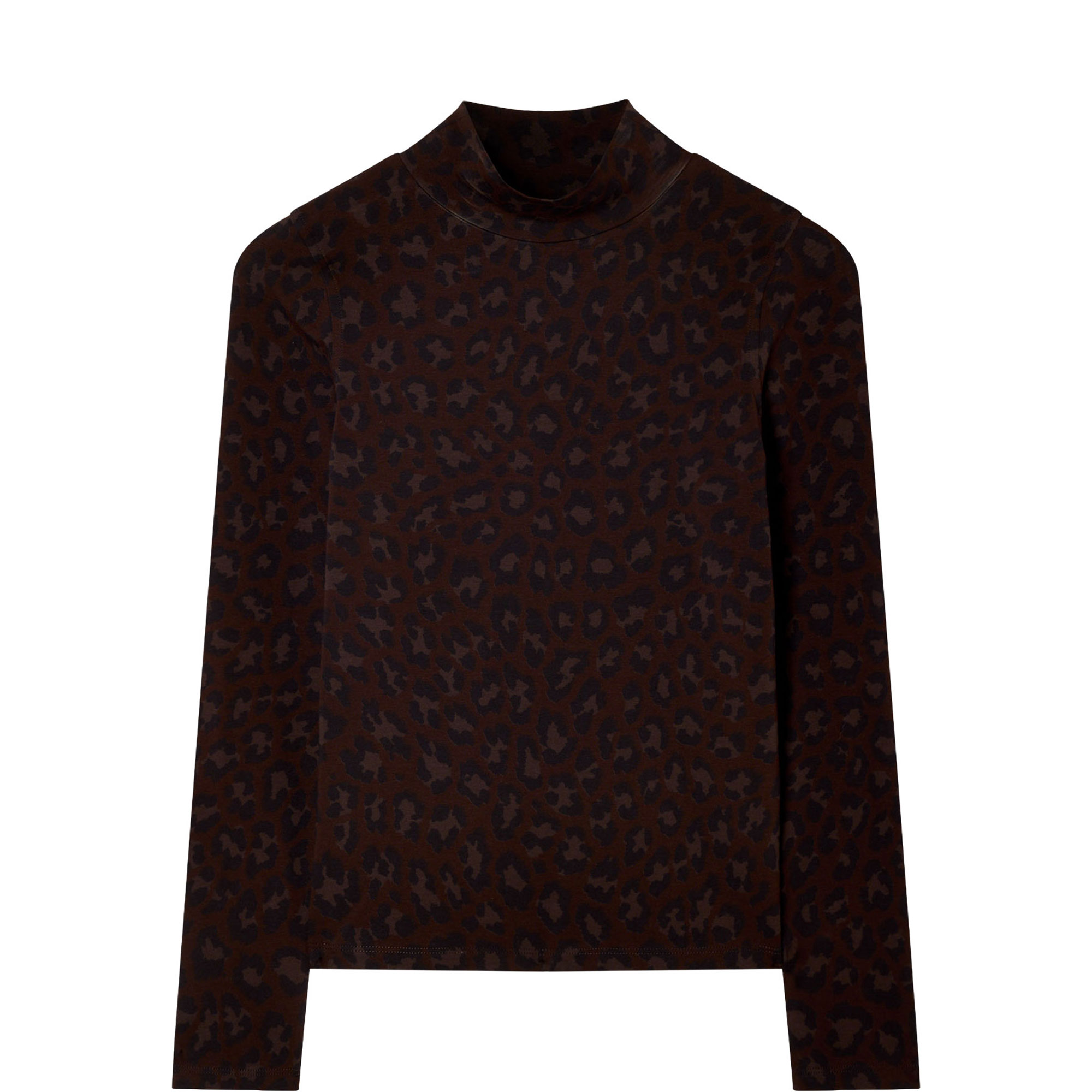 Animal Mock Neck Top